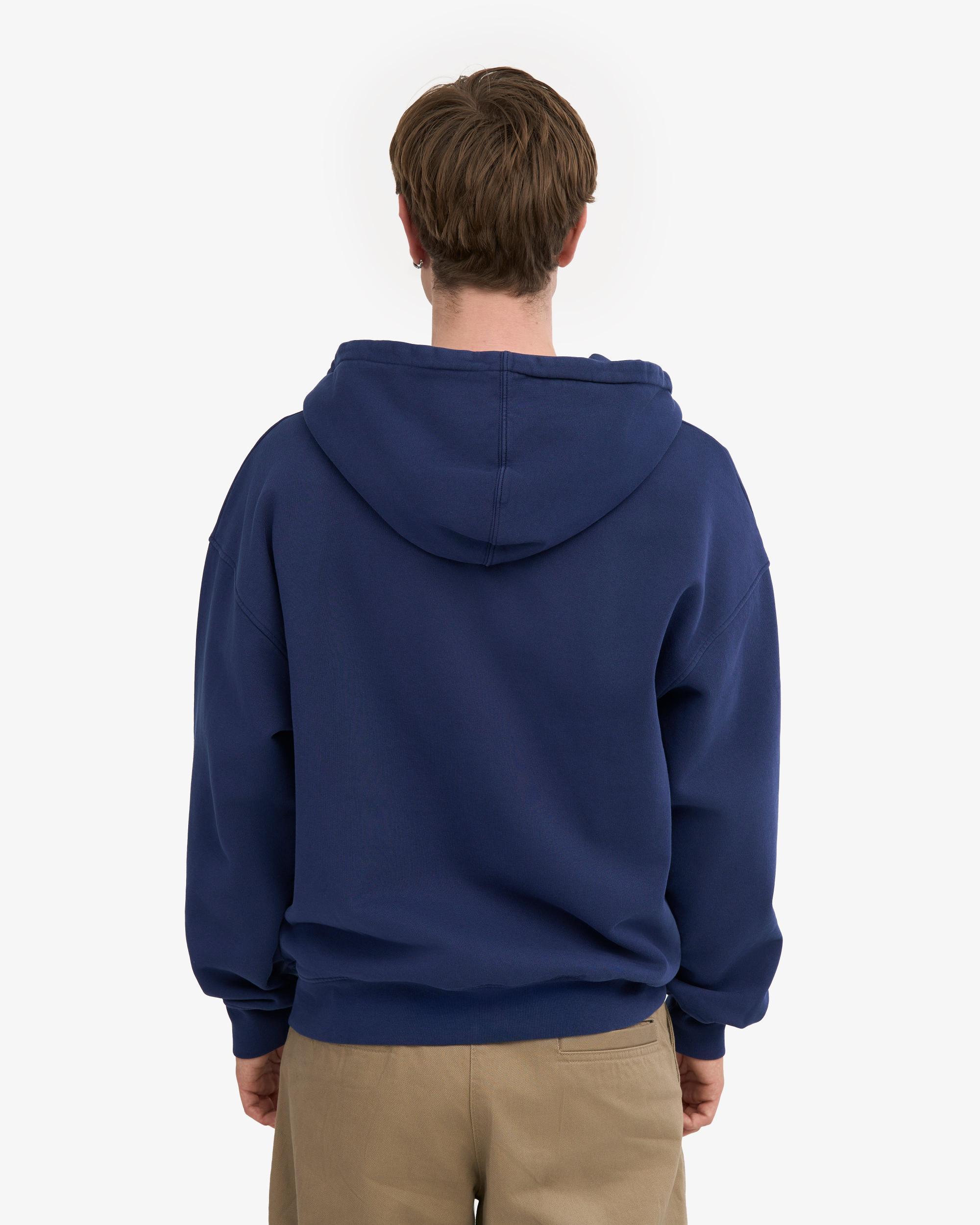 Organic Oversized Zip Hood - Lava Grey Product Image