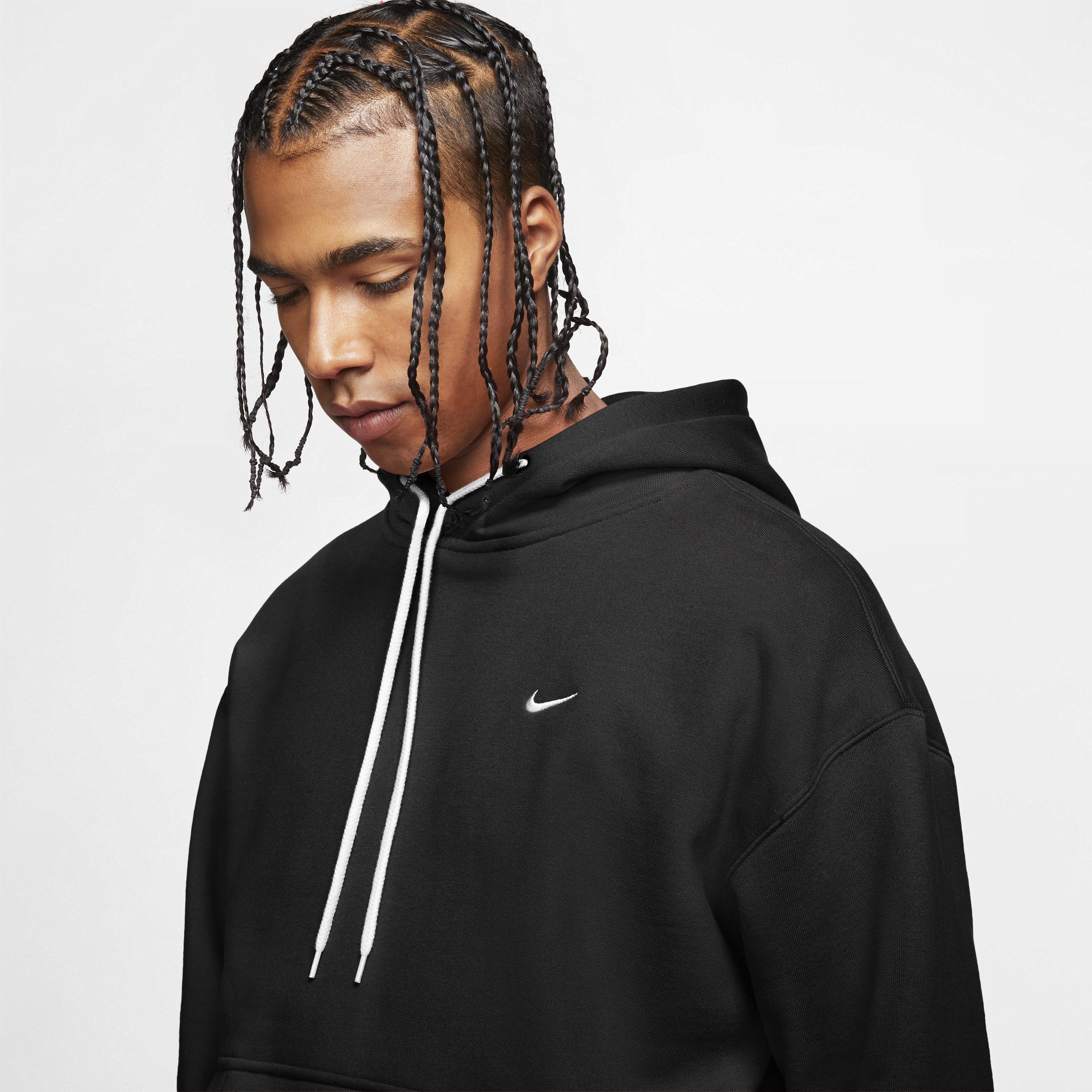 Nike Mens Solo Swoosh Fleece Hoodie Product Image