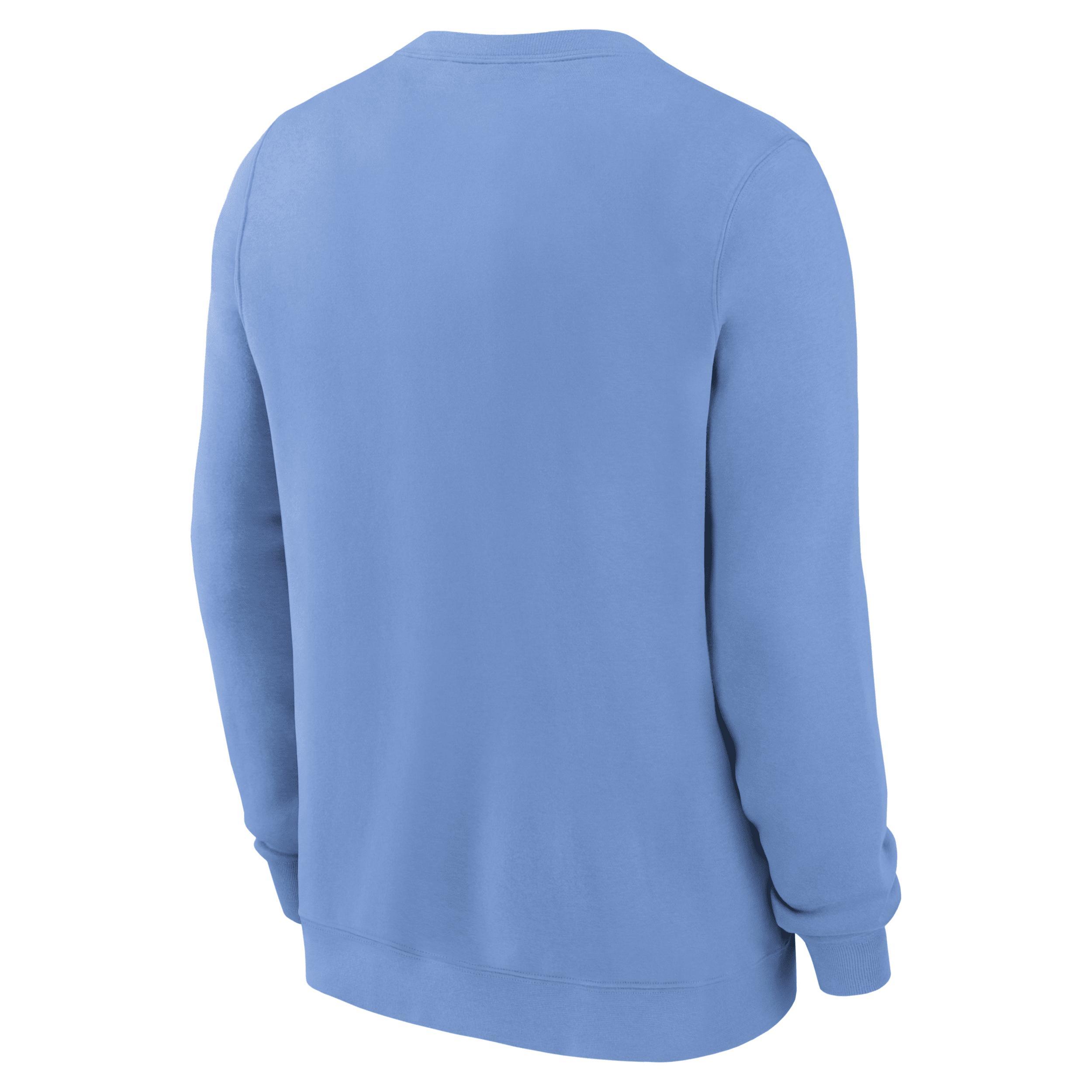 Nike Mens Light Blue Minnesota Twins Classic Fleece Performance Pullover Sweatshirt - Light Blue Product Image