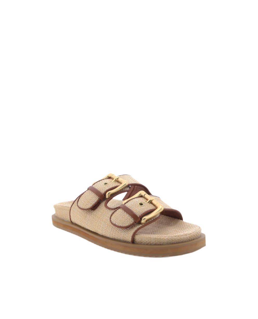 BILLINI | Tenzin Slides | Natural Raffia Product Image
