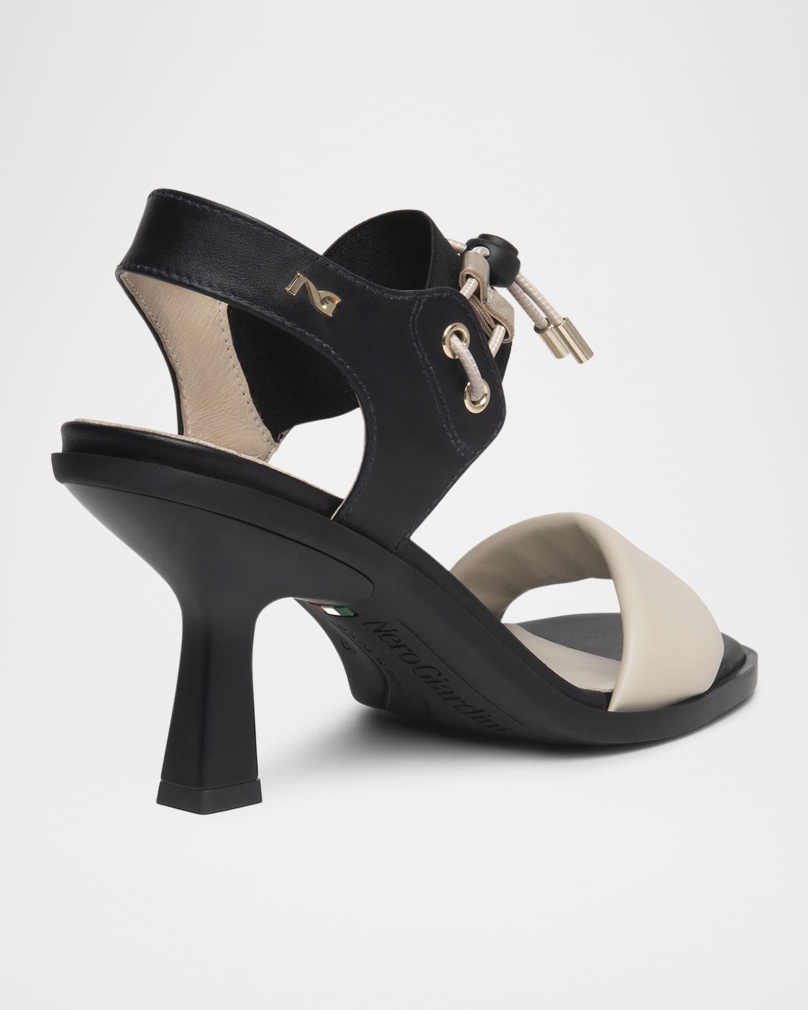 Bungee Bicolor Leather Dress Sandals Product Image