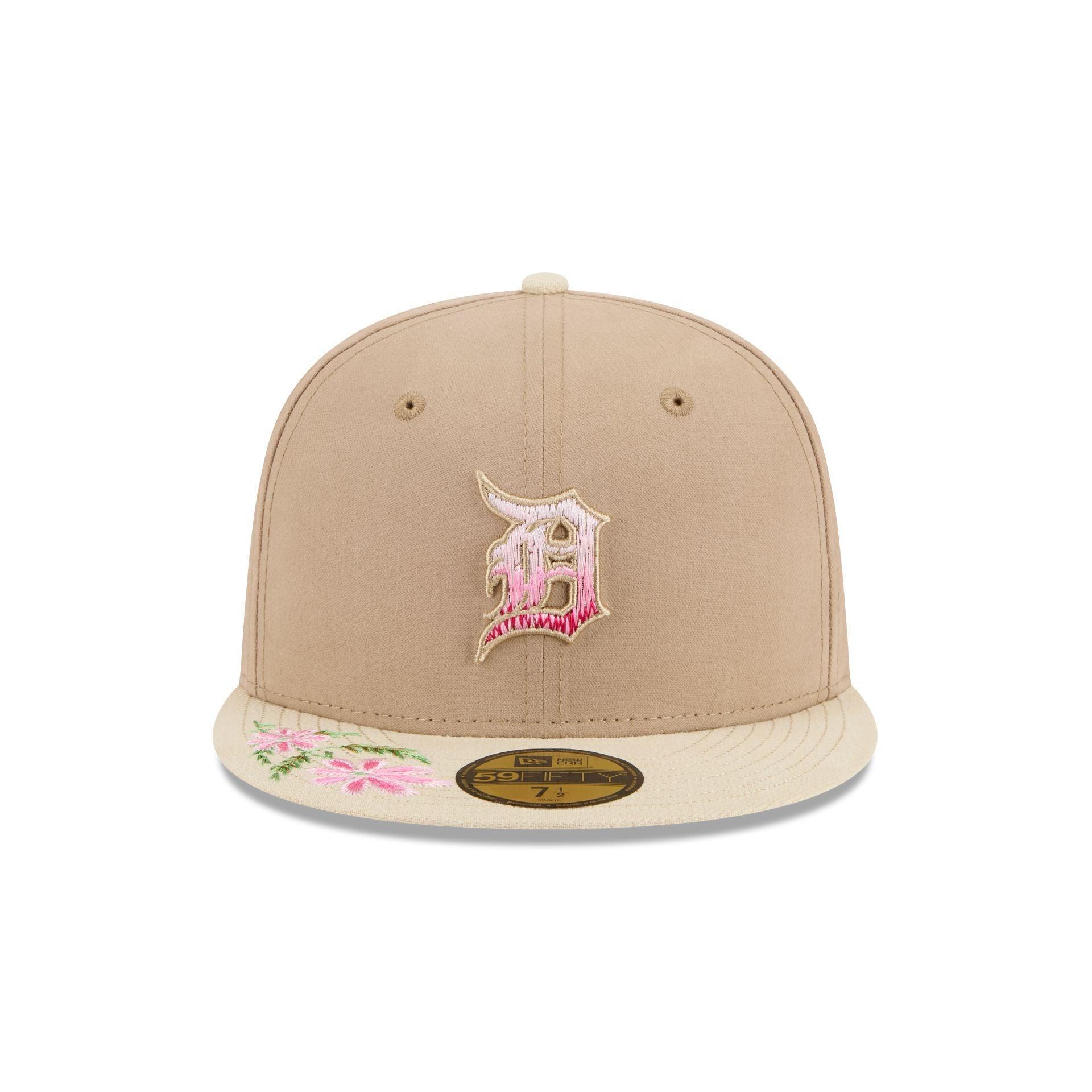 Detroit Tigers Hand Stitched Floral 59FIFTY Fitted Hat Male Product Image