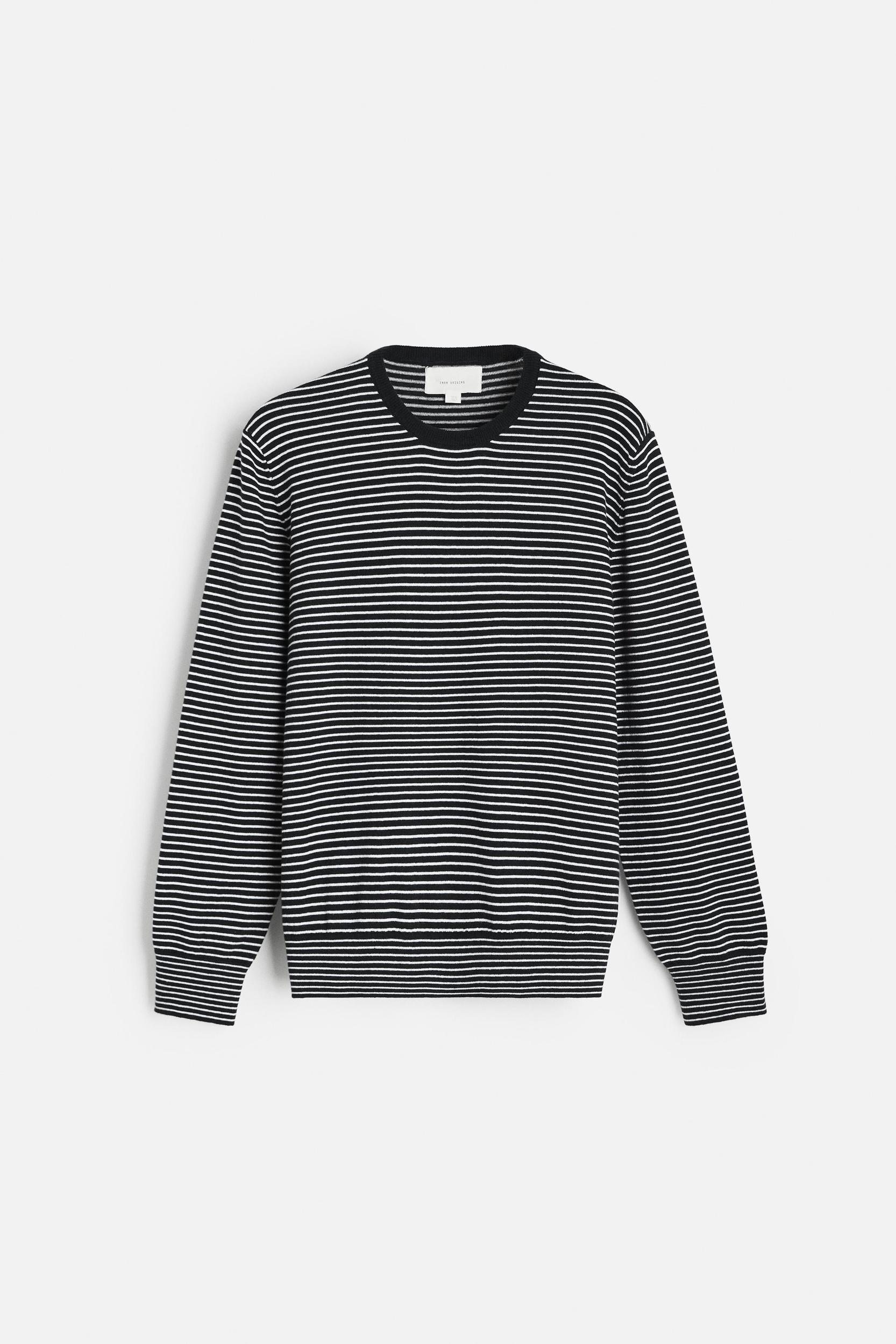STRIPED JACQUARD SWEATER Product Image