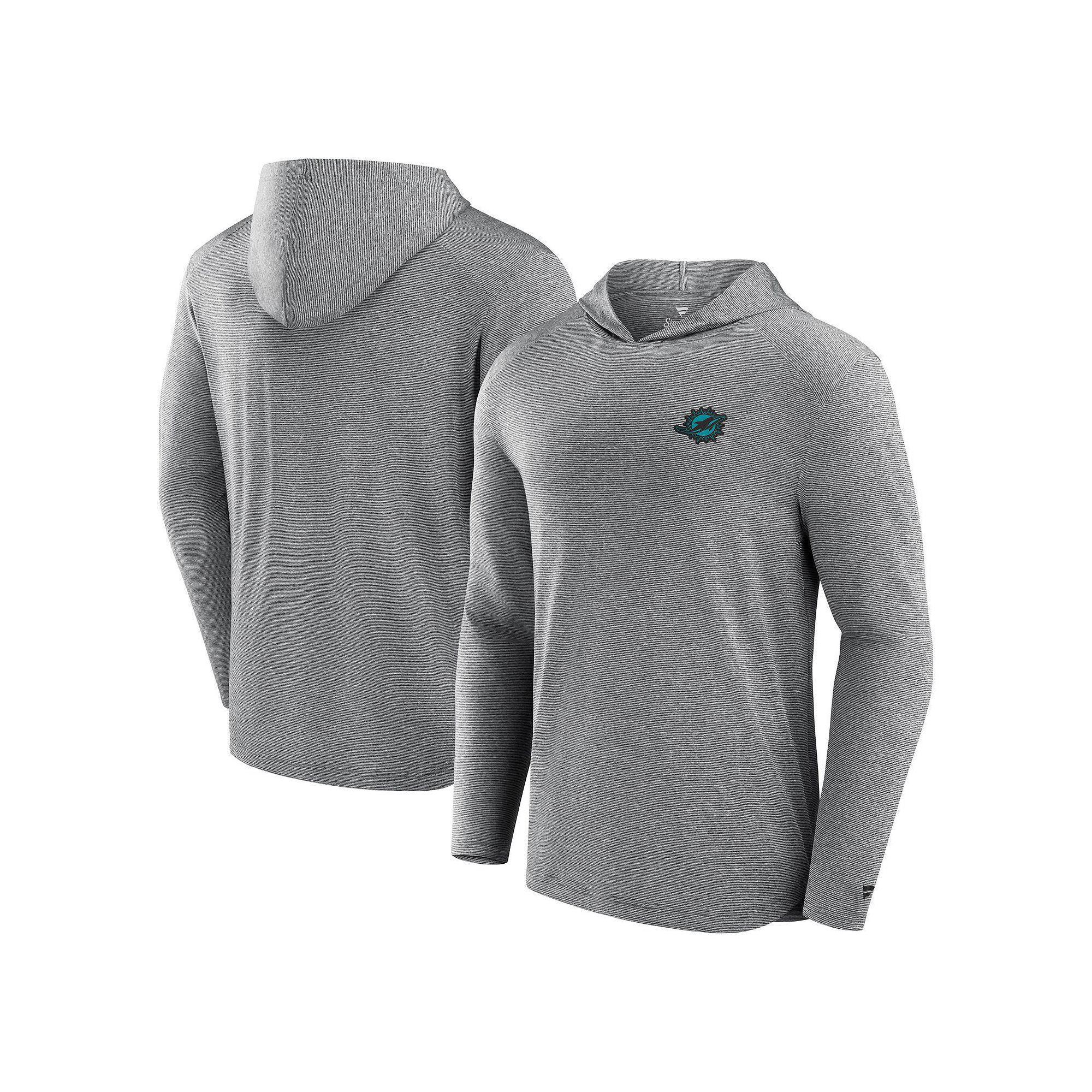 Men's Fanatics Gray Green Bay Packers Front Office Power Mono Long Sleeve Hoodie T-Shirt, Size: 5XL, Grey Product Image