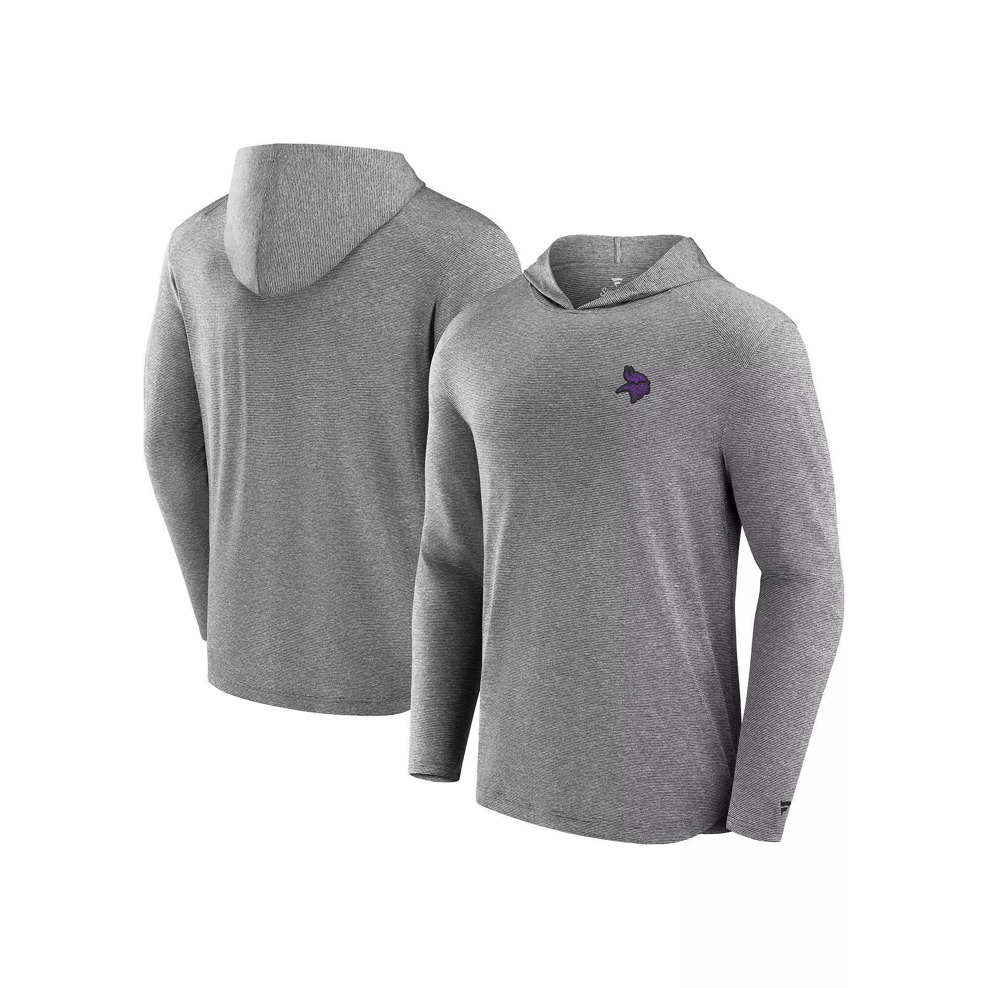 Men's Fanatics Gray Green Bay Packers Front Office Power Mono Long Sleeve Hoodie T-Shirt, Size: 5XL, Grey Product Image