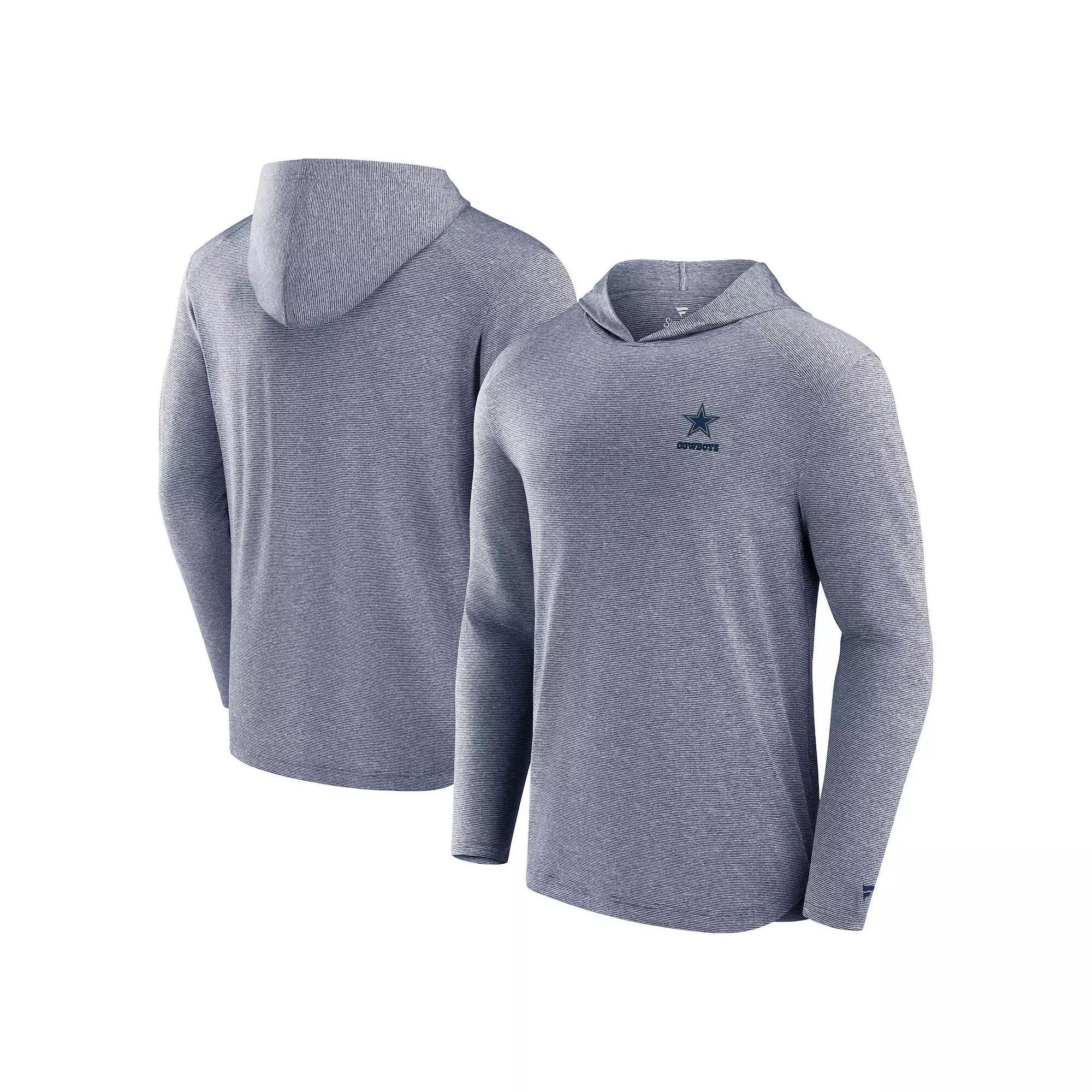 Men's Fanatics Navy Seattle Seahawks Front Office Tech Lightweight Hoodie T-Shirt, Size: XL, Blue Product Image