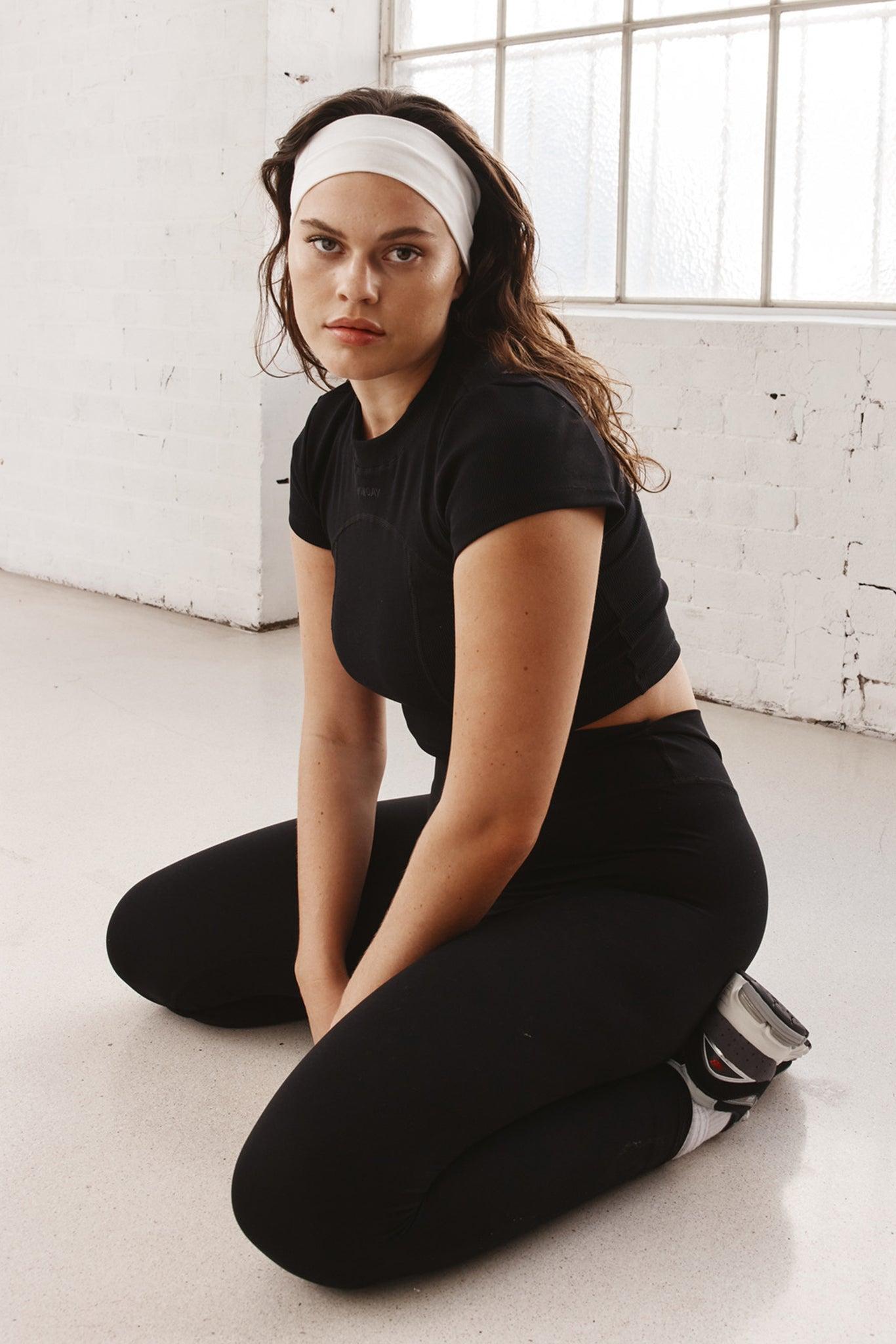 Joshua Tree Top - Black Thick Rib Product Image