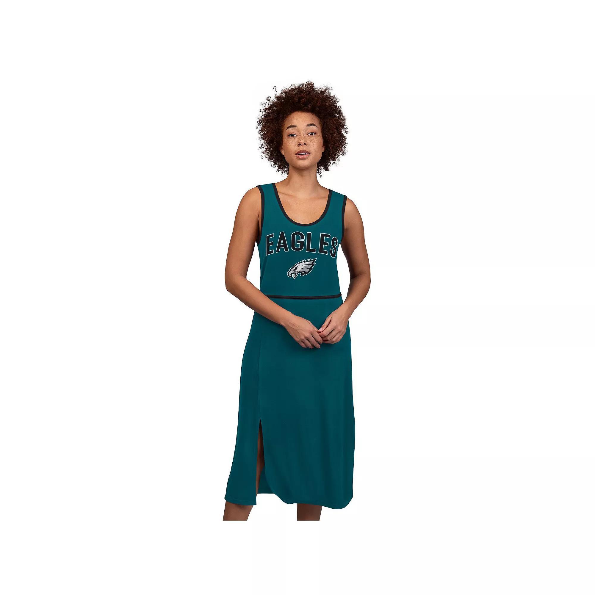 Women's G-III 4Her by Carl Banks  Midnight Green Philadelphia Eagles Center Field Maxi Dress, Size: Small Product Image