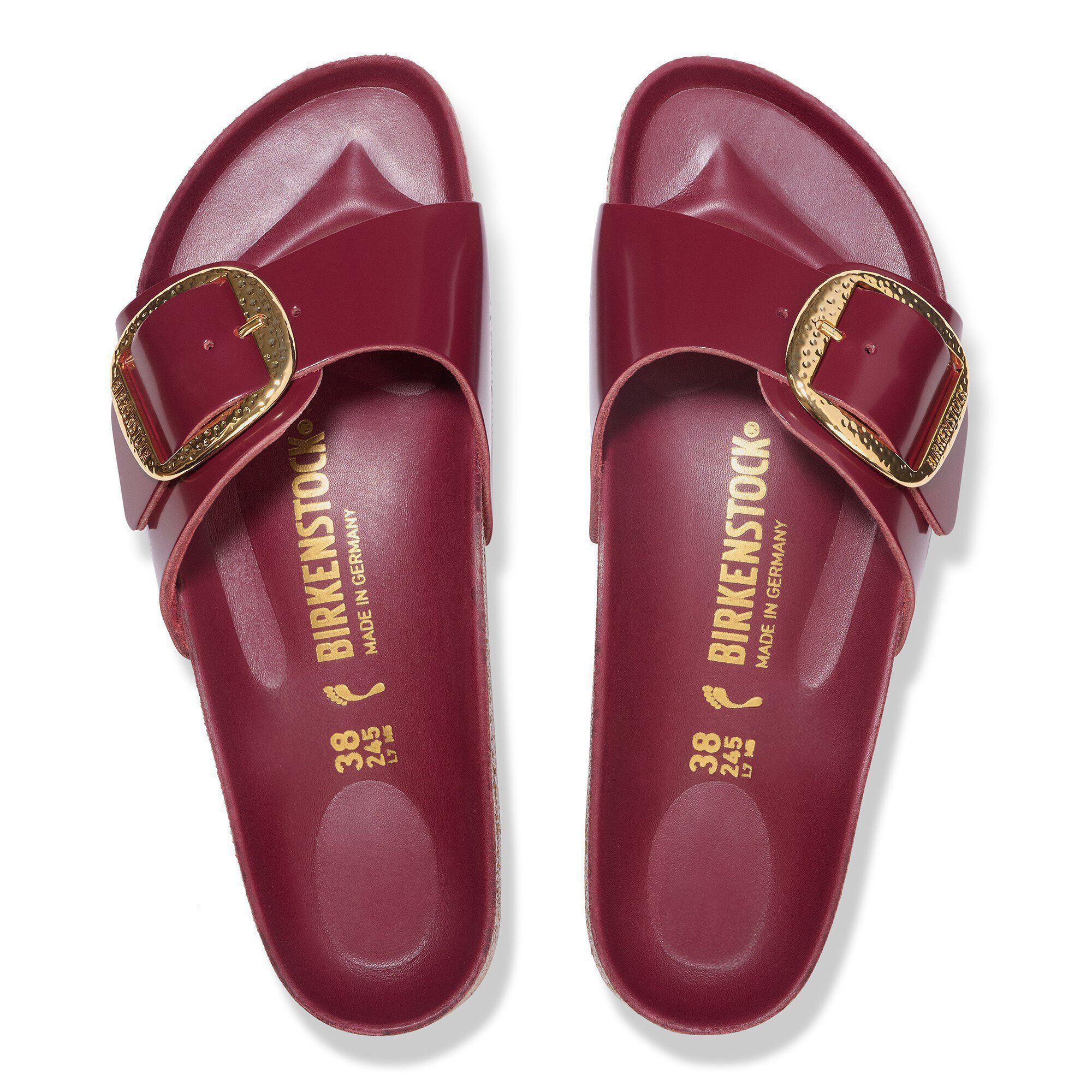 Madrid Big Buckle Natural Leather Patent Product Image