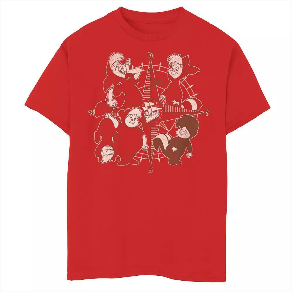 Boys 8-20 Transformers Character Collager Gingerbread Graphic Tee, Boy's, Size: Large, Red Product Image