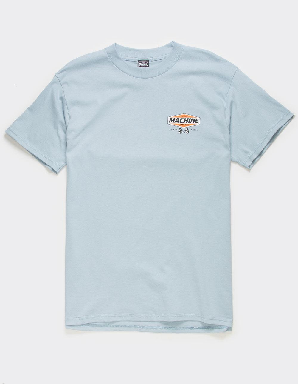 LOSER MACHINE Overdrive Mens Tee - LIGHT BLUE Product Image