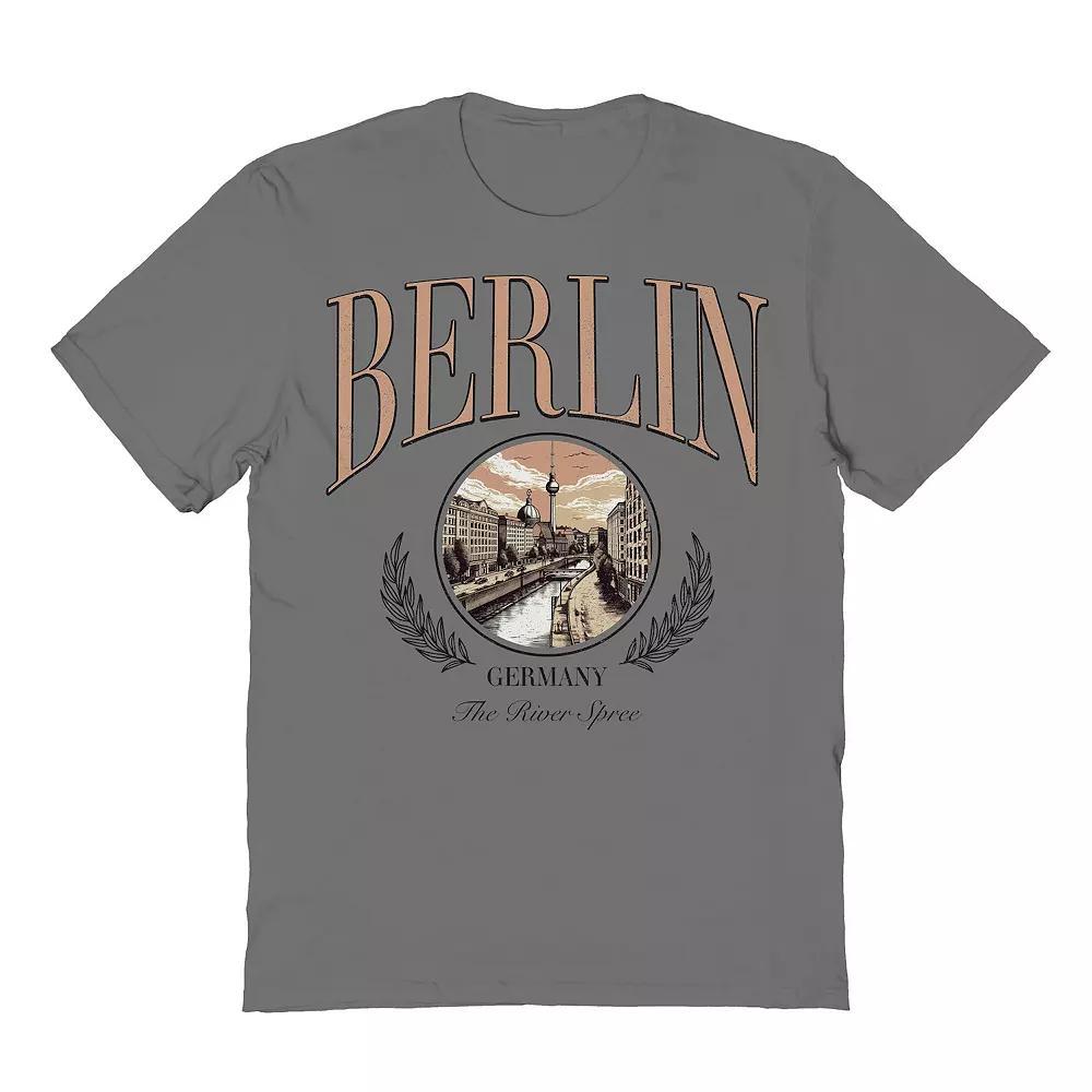 Men's Berlin City Light Graphic Tee, Size: Small, Grey Product Image