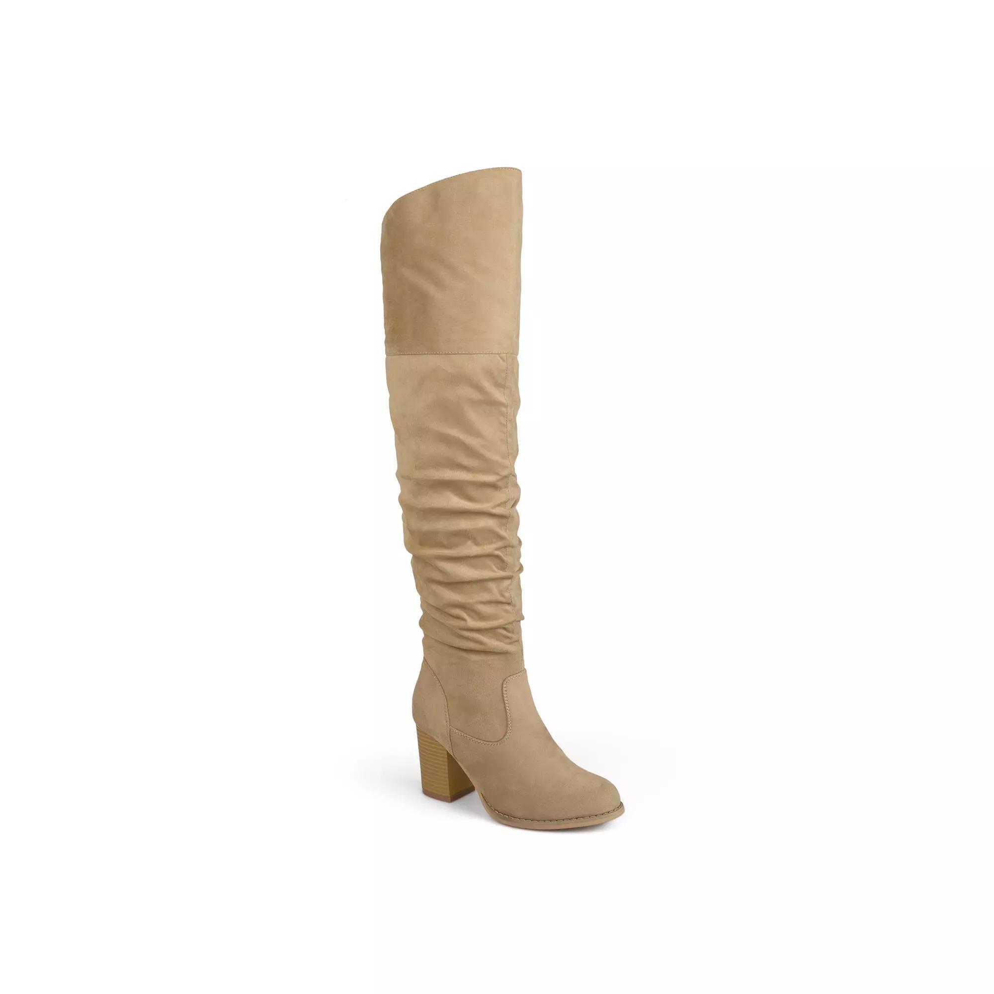 Journee Kaison Womens Tall Boots Grey Product Image