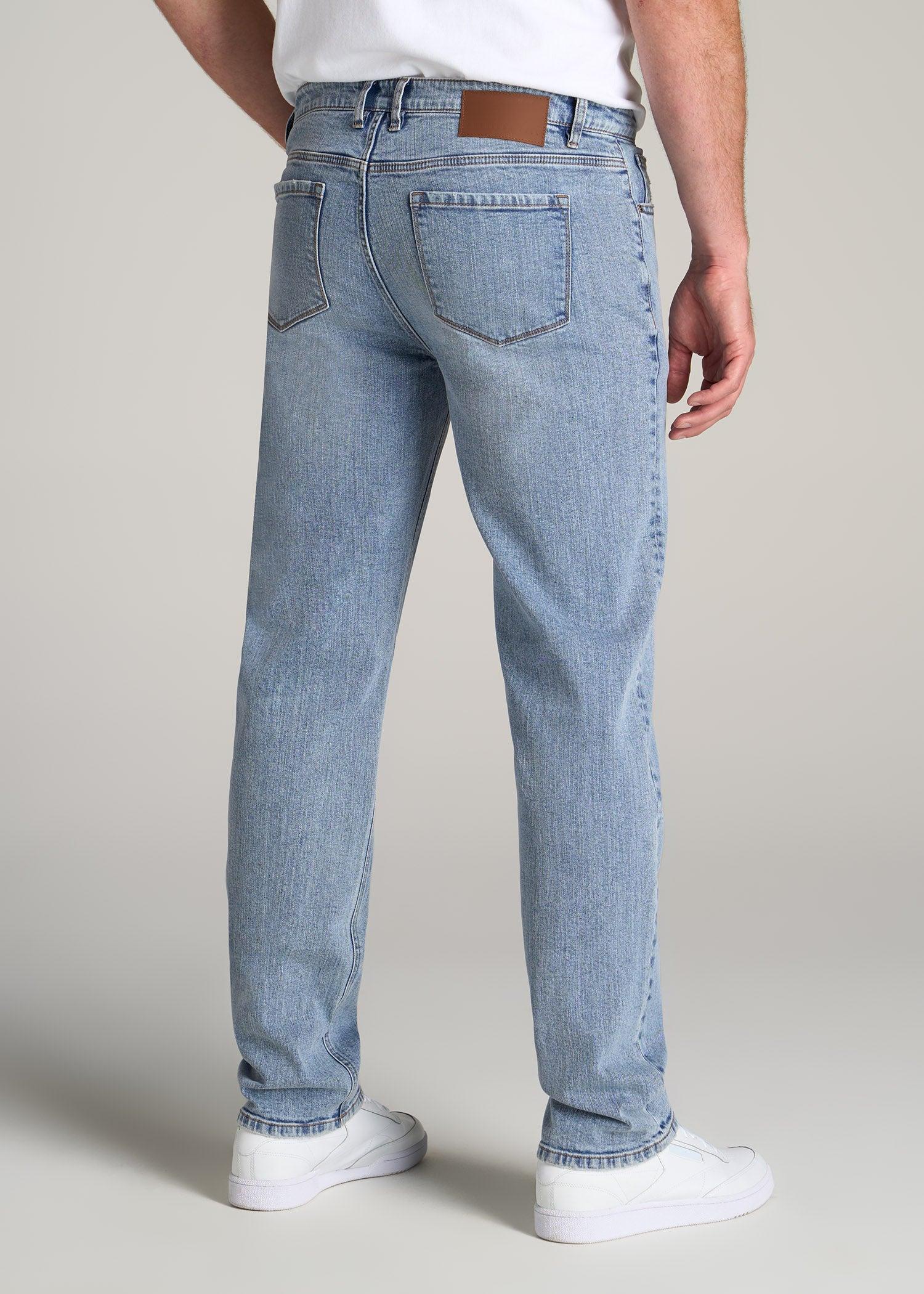 J1 STRAIGHT LEG Jeans for Tall Men in Retro Blue Product Image