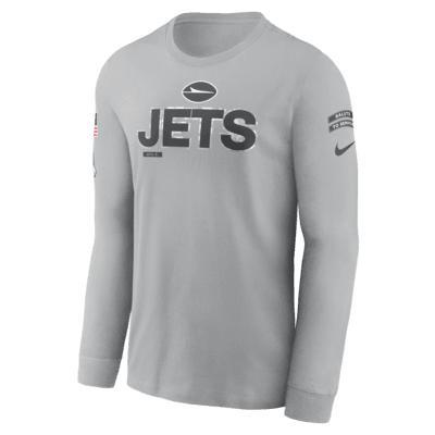 New York Jets Salute to Service Mascot Edge Legend Nike Men's NFL Long-Sleeve T-Shirt Product Image