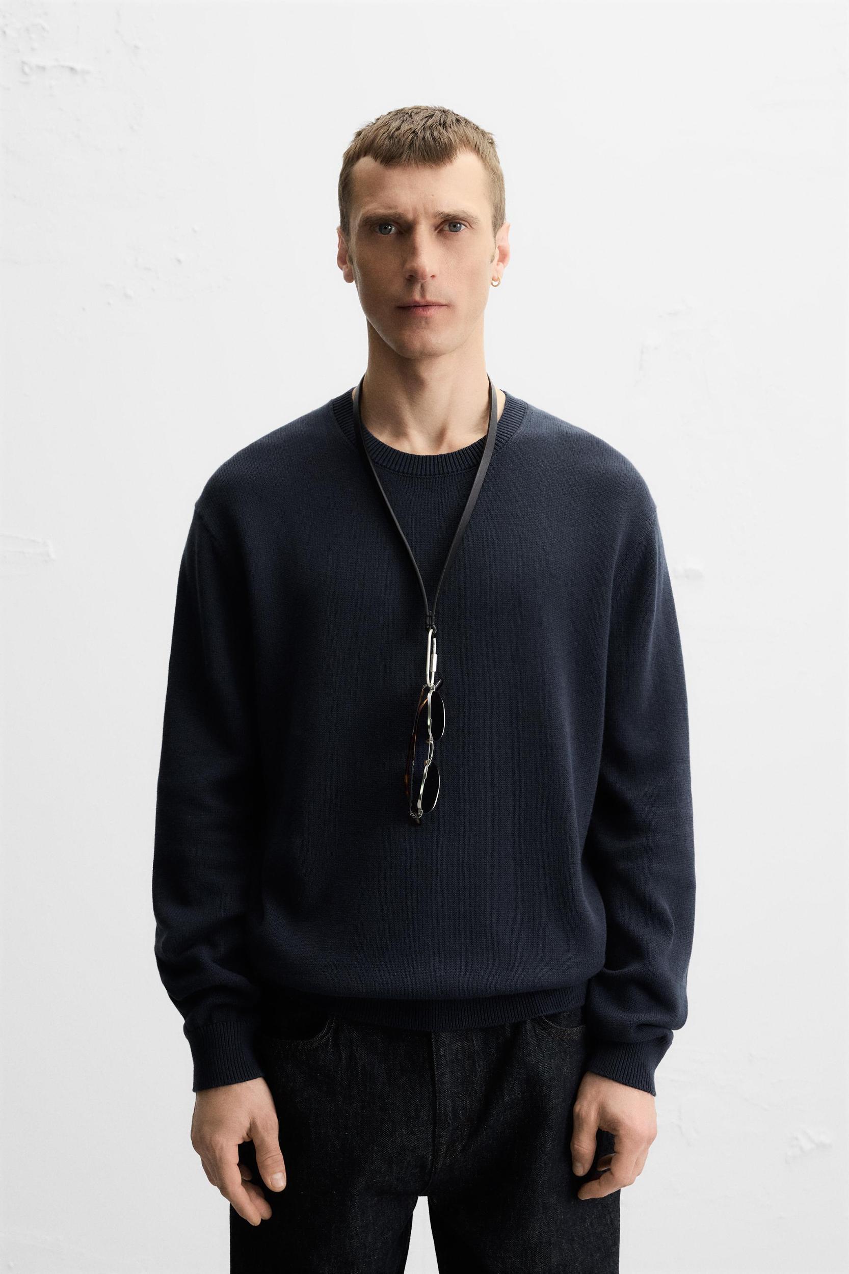 COTTON - LINEN BLEND SWEATER Product Image