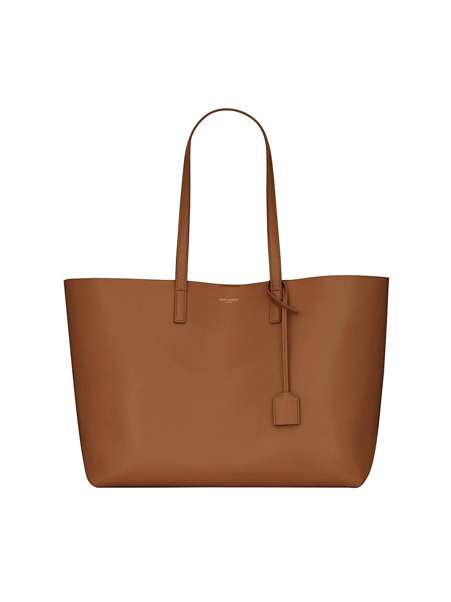 Womens Shopping Saint Laurent Tote Bag in Leather Product Image