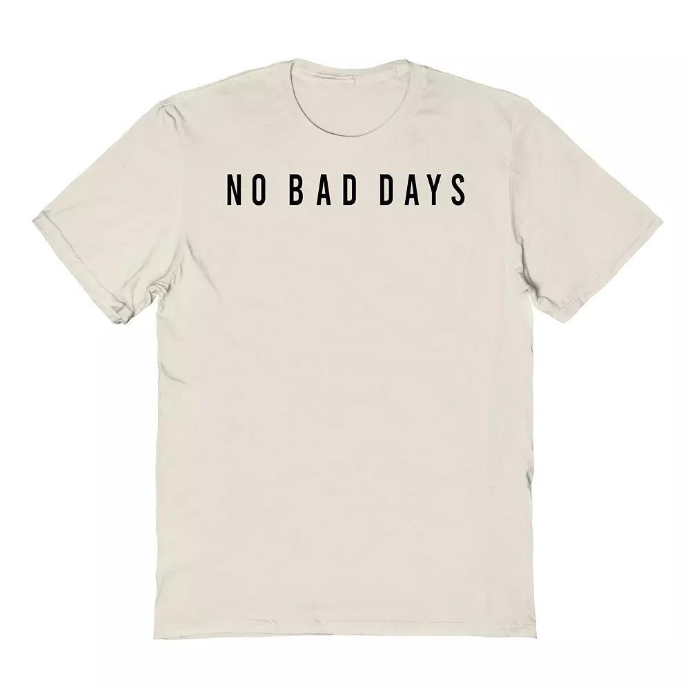 Men's No Bad Days Graphic Tee, Size: XL, Light Pink Product Image