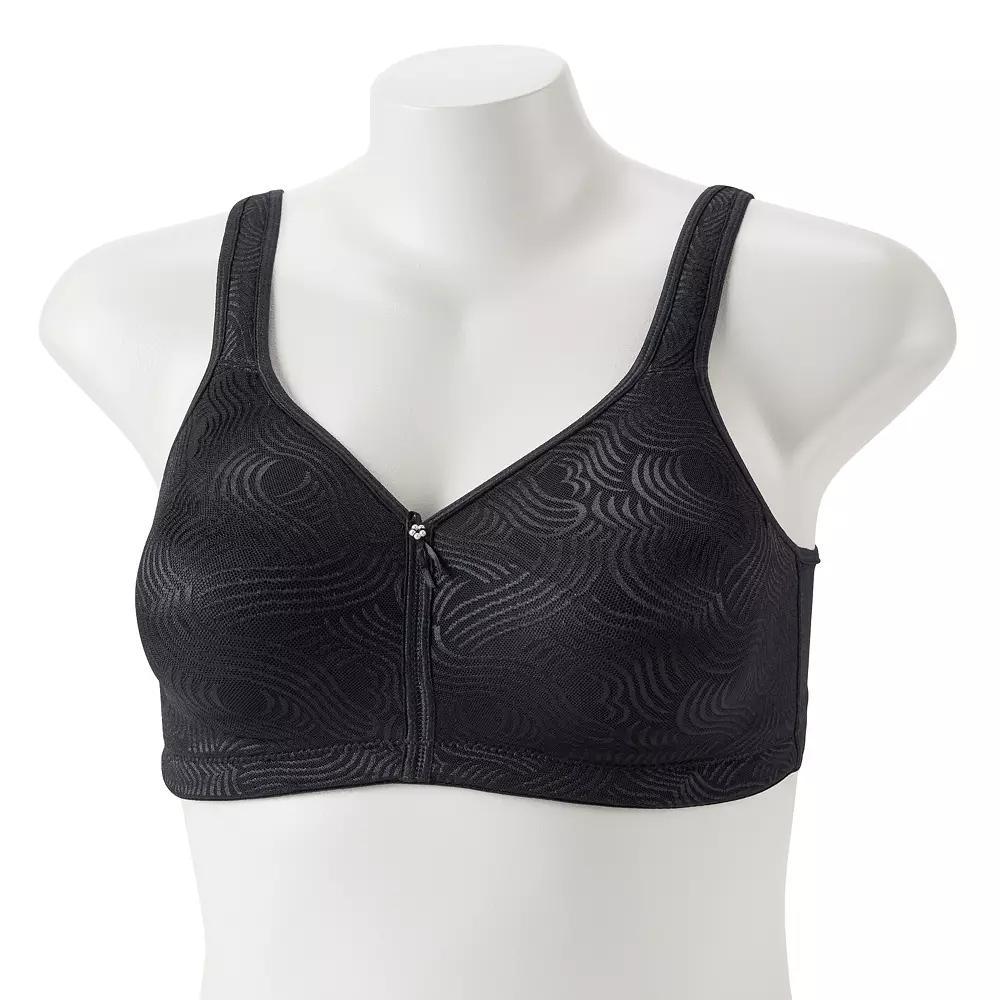 Lunaire Love Knot Wireless Bra 13314, Women's, Size: 48 Dd, Black Product Image