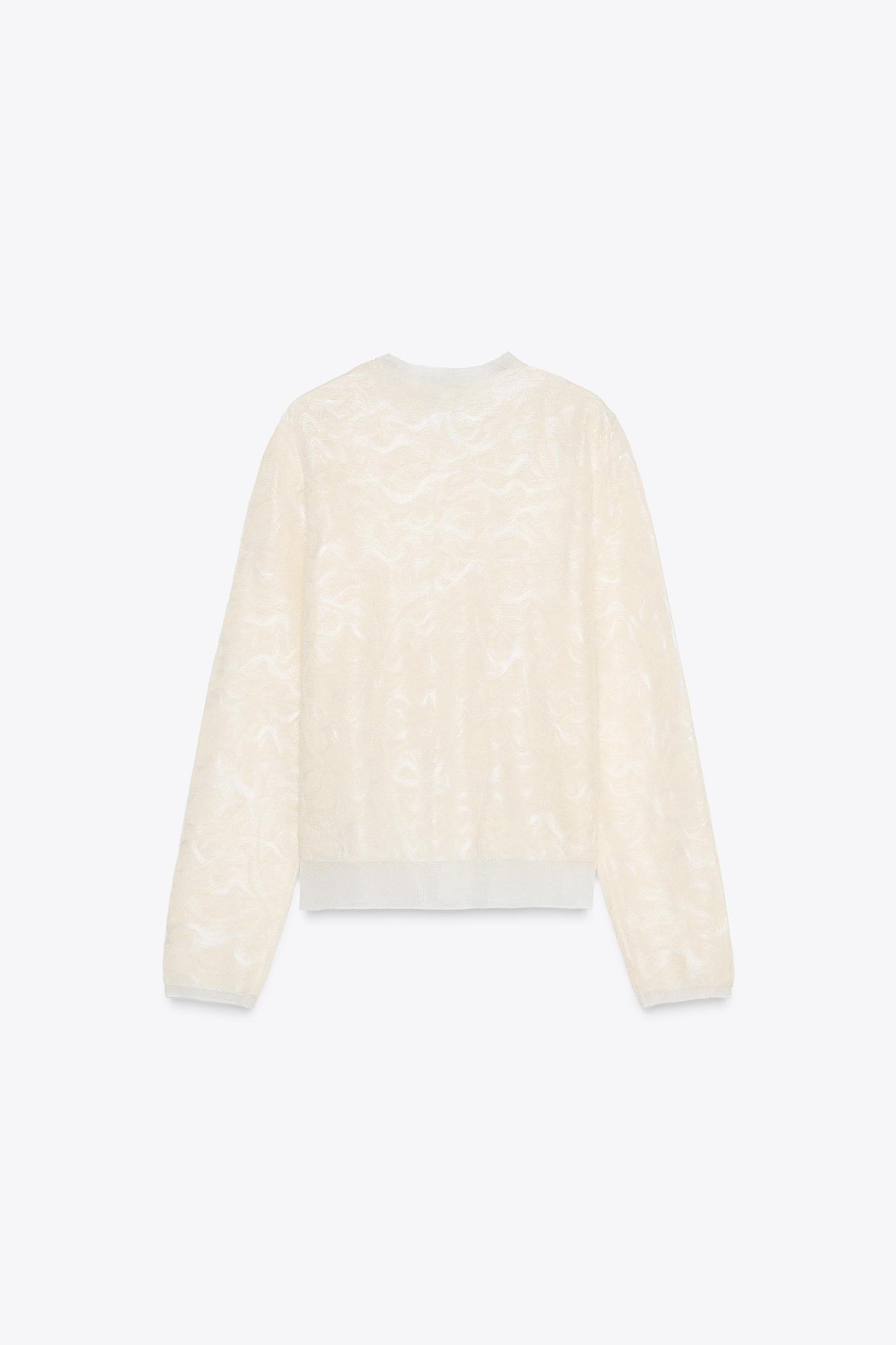 JACQUARD KNIT JACKET Product Image