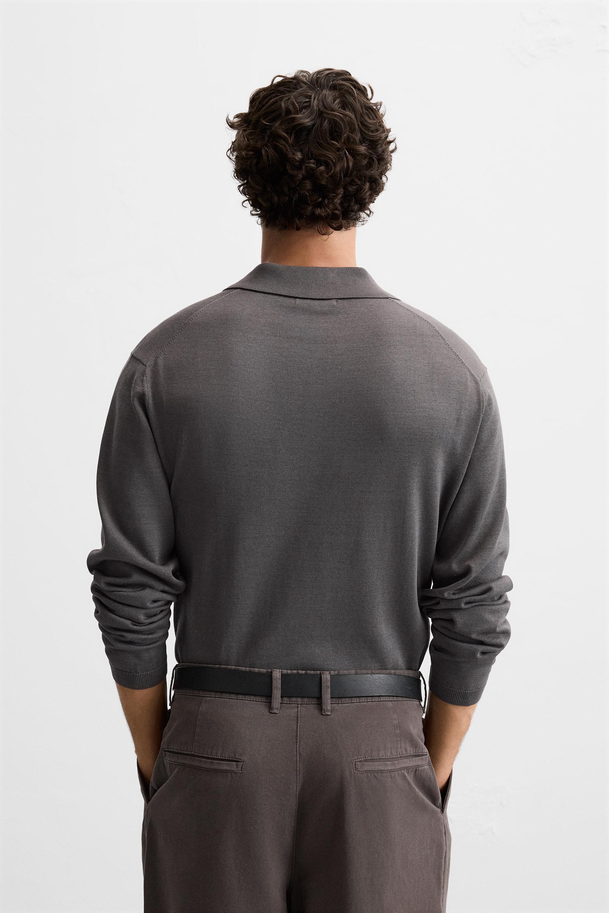 QUARTER ZIP KNIT POLO Product Image