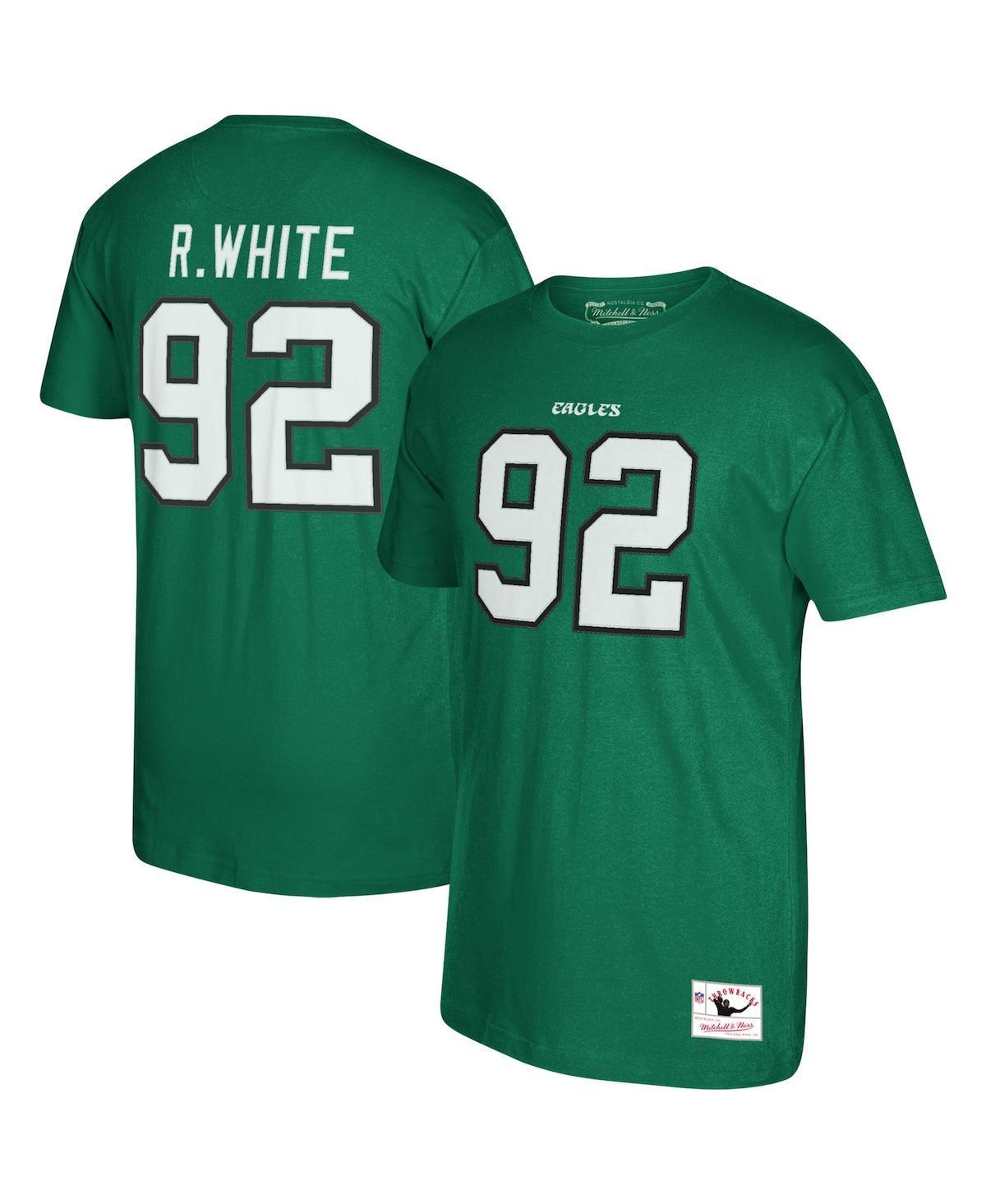 Men's Mitchell & Ness Reggie White Kelly Green Philadelphia Eagles Retired Player Logo Name & Number T-Shirt, Size: Medium Product Image