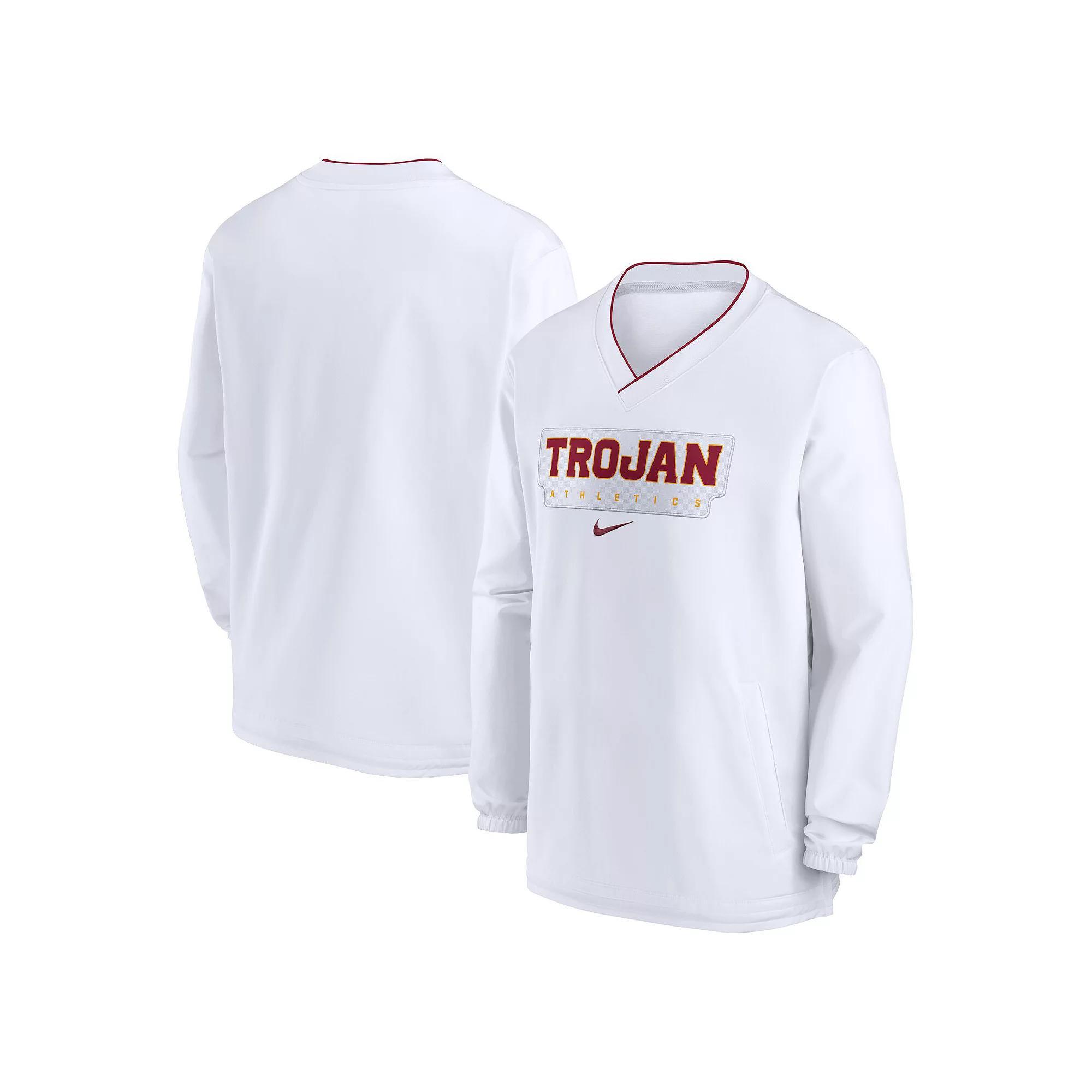 Mens Nike USC Trojans 2024 Sideline Pullover Windshirt Product Image