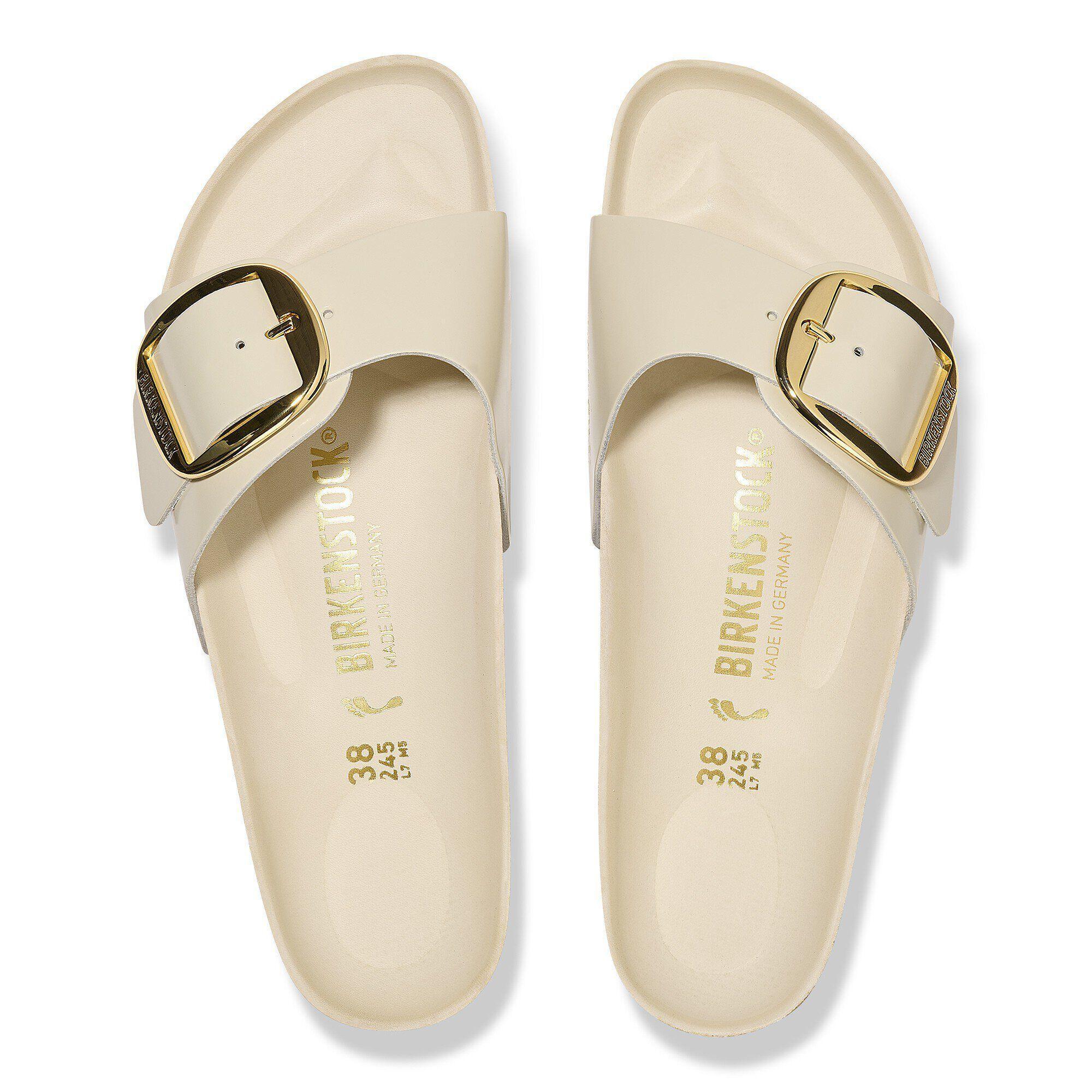 Madrid Big Buckle Natural Leather Patent Product Image