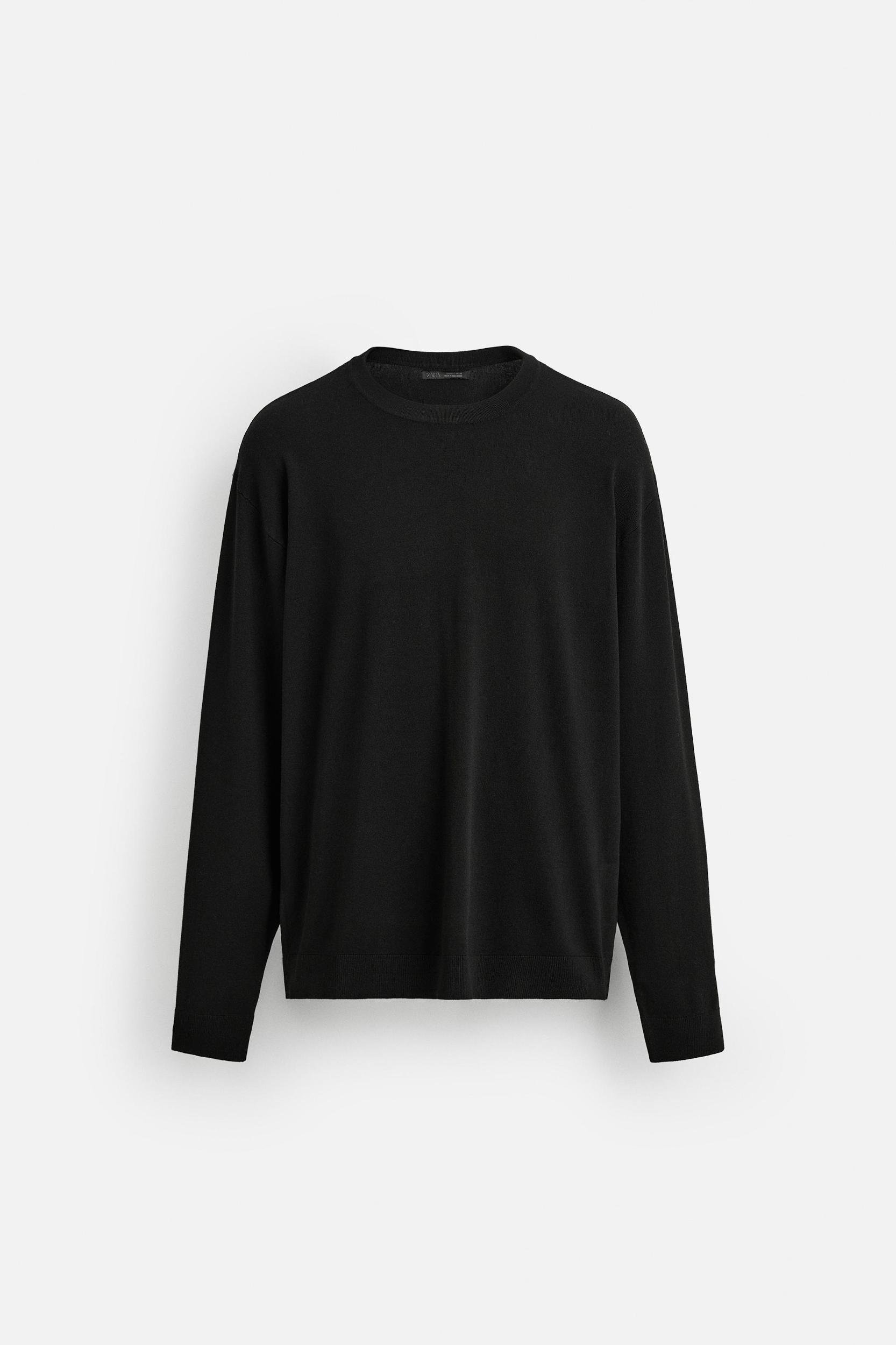 TEXTURED VISCOSE BLEND SWEATER Product Image
