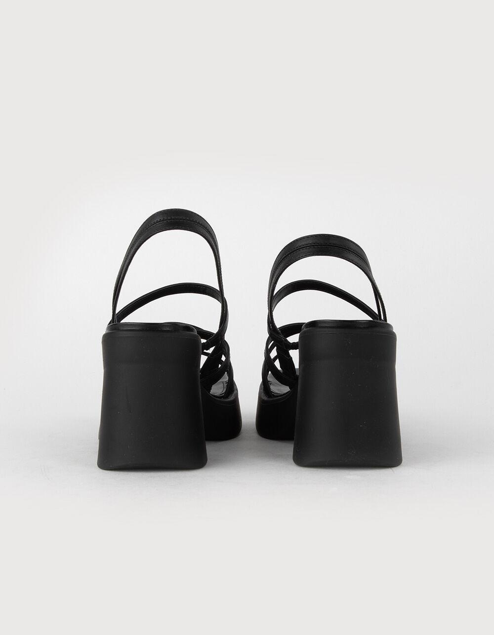 STEVE MADDEN Kalani Womens Platform Sandals - BLACK Product Image