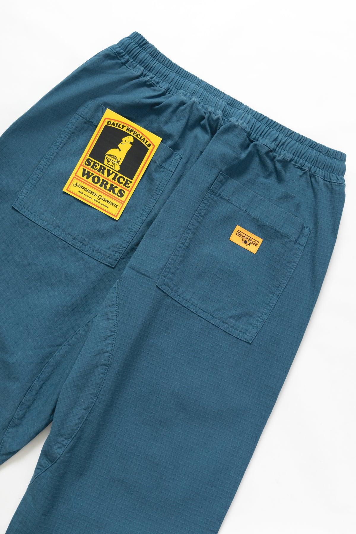 Service Works - Ripstop Chef Pants - Ocean Product Image