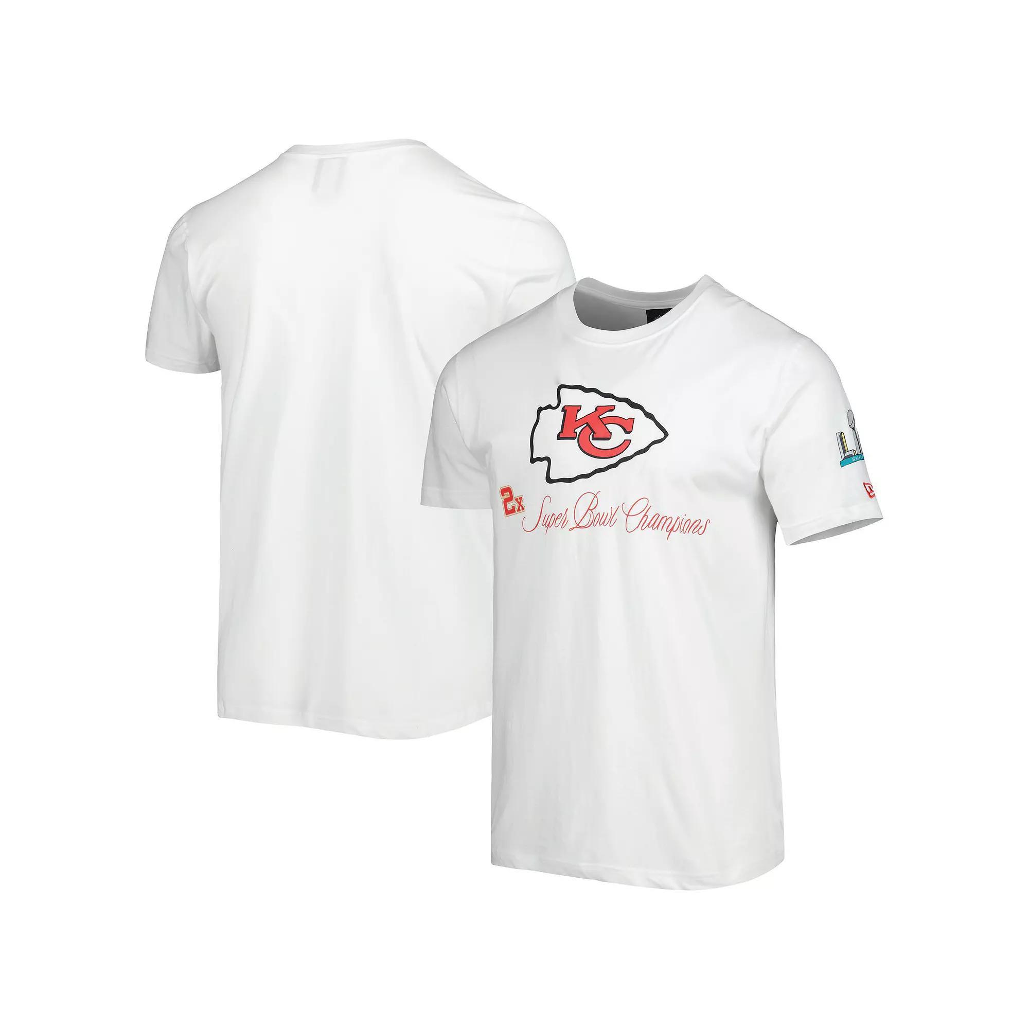 Mens New Era Kansas City Chiefs Historic Champs T-Shirt Product Image