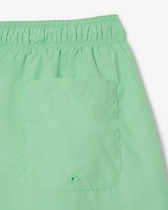 Mid Length Monochrome Swim Trunks Product Image