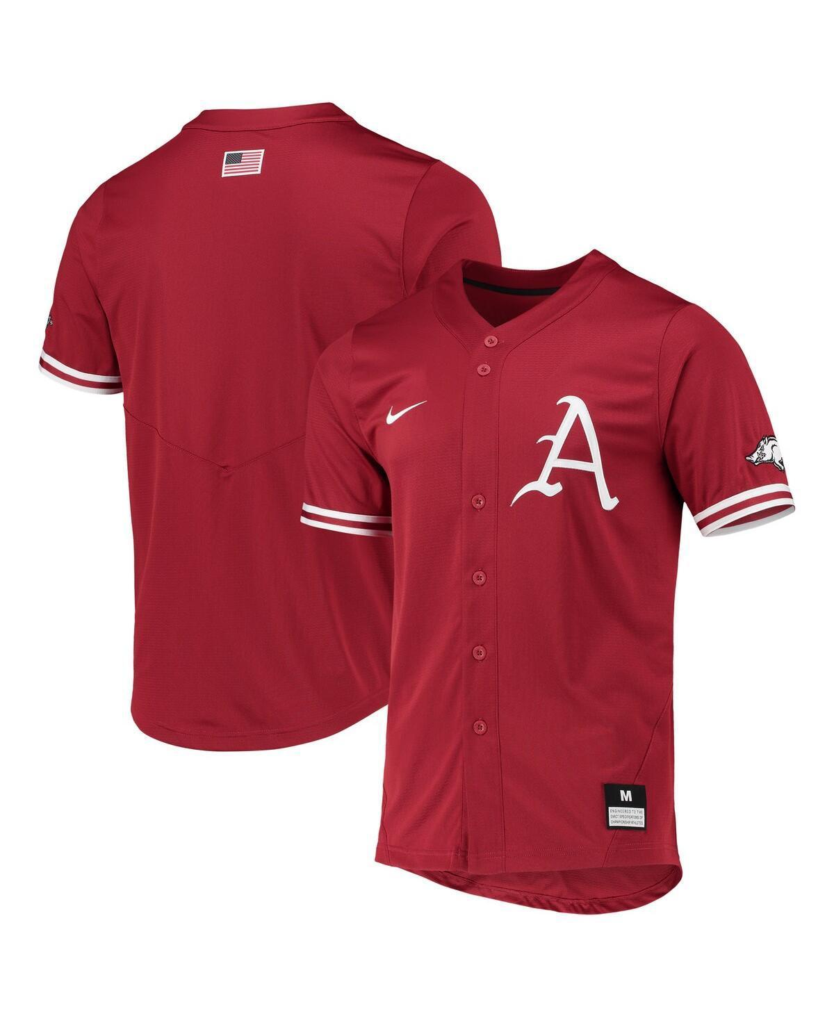 Men's Nike Cardinal Arkansas Razorbacks Replica Baseball Jersey, Size: 3XL, Red Product Image