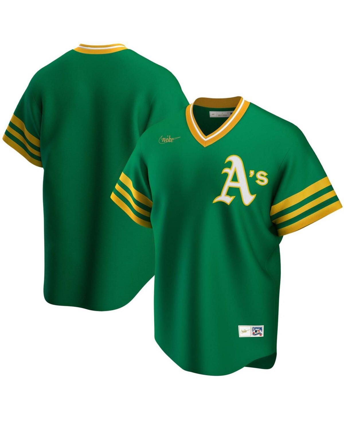Men's Nike Kelly Green Oakland Athletics Road Cooperstown Collection Team Jersey, Size: Medium Product Image