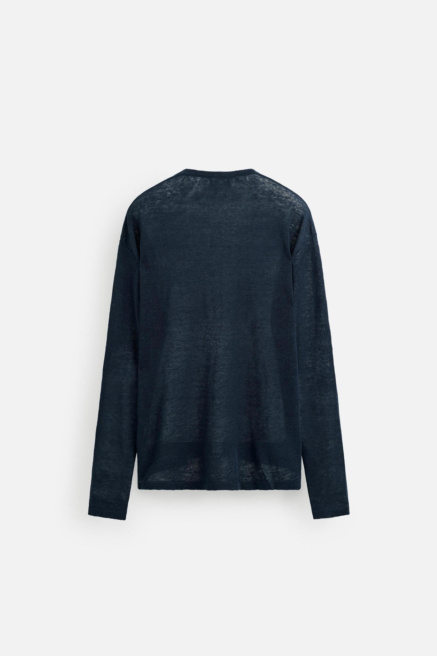 100% LINEN SWEATER Product Image