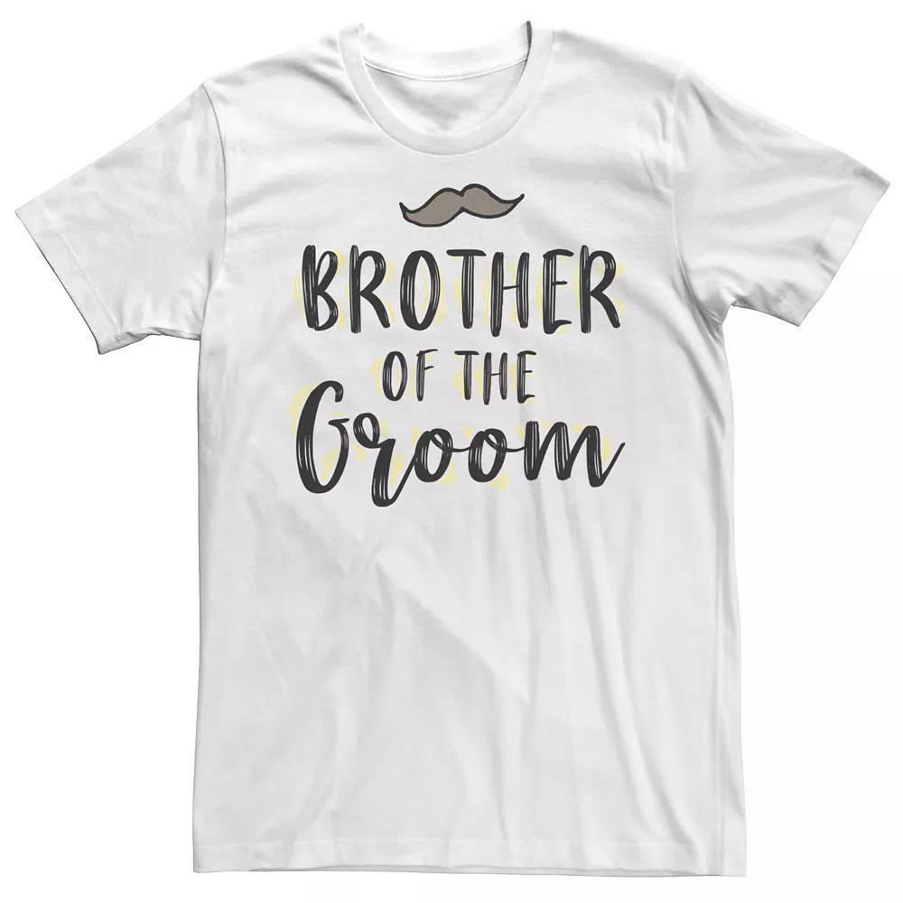 Men's Brother Of The Groom Tee, Size: 3XL, White Product Image