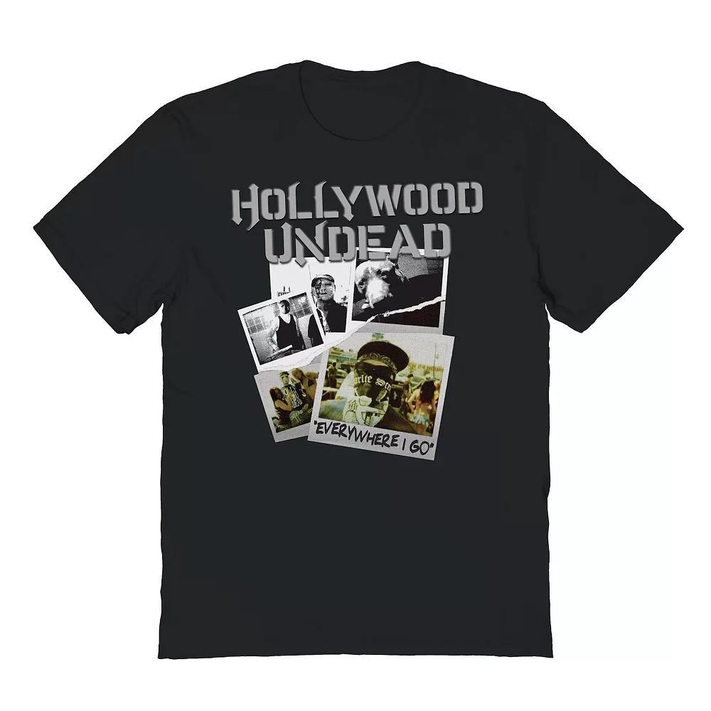 Mens Hollywood Undead Ripped Graphic Tee Product Image