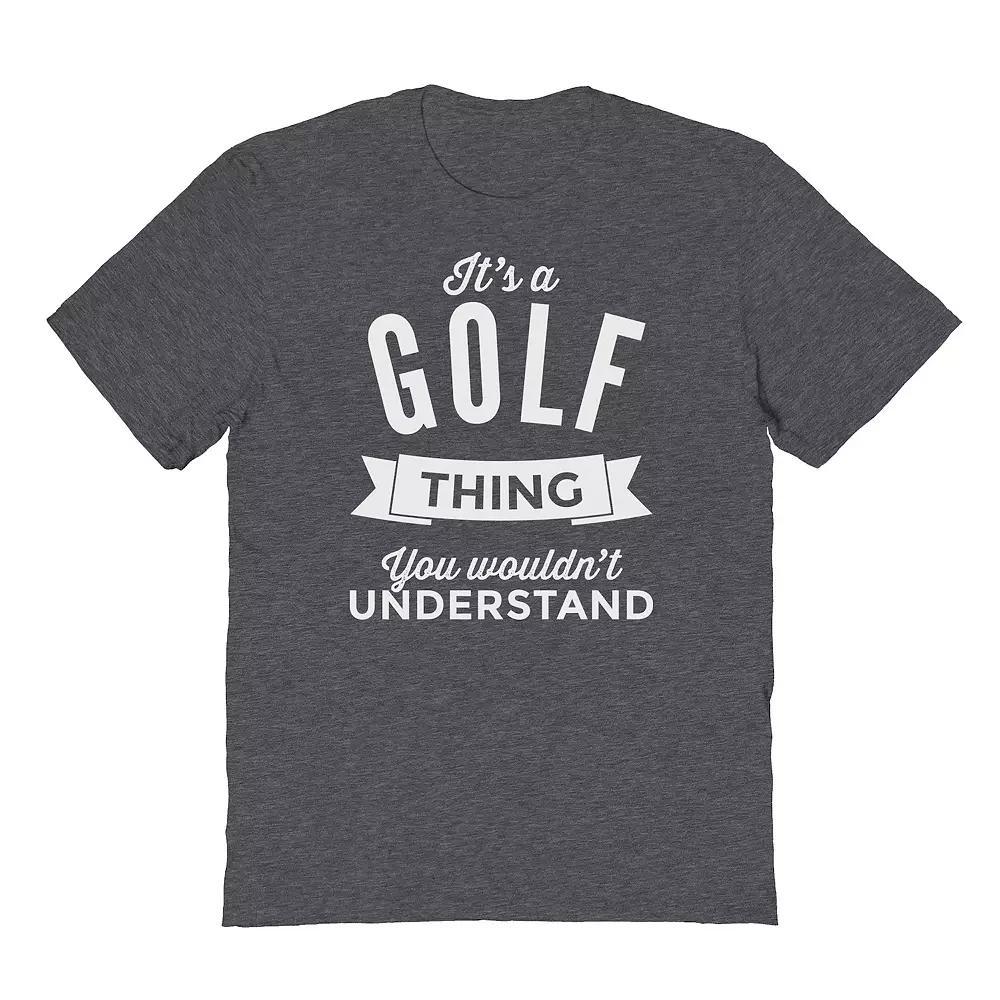 Men's Duke & Sons Golf Thing Graphic Tee, Size: Small, Dark Grey Product Image