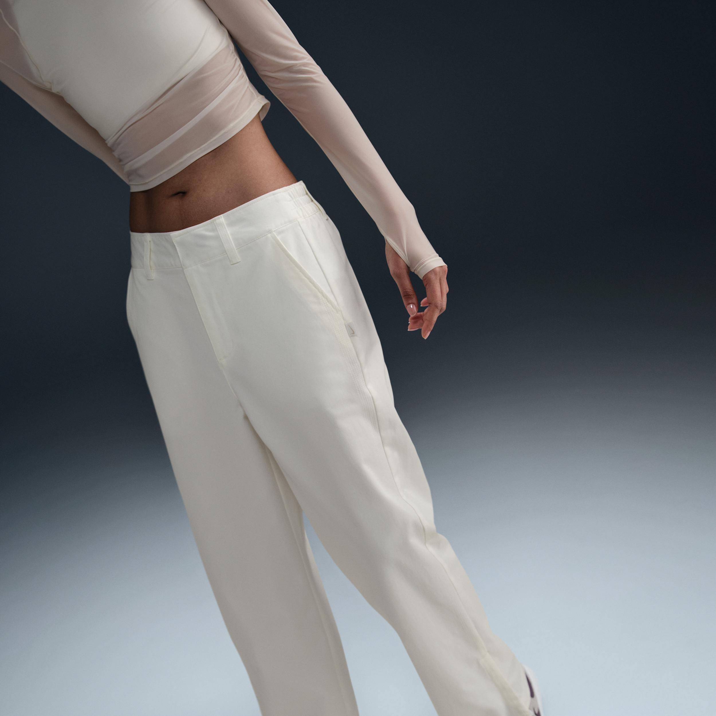Nike Sportswear Collection Women's Mid-Rise Twill Trousers Product Image