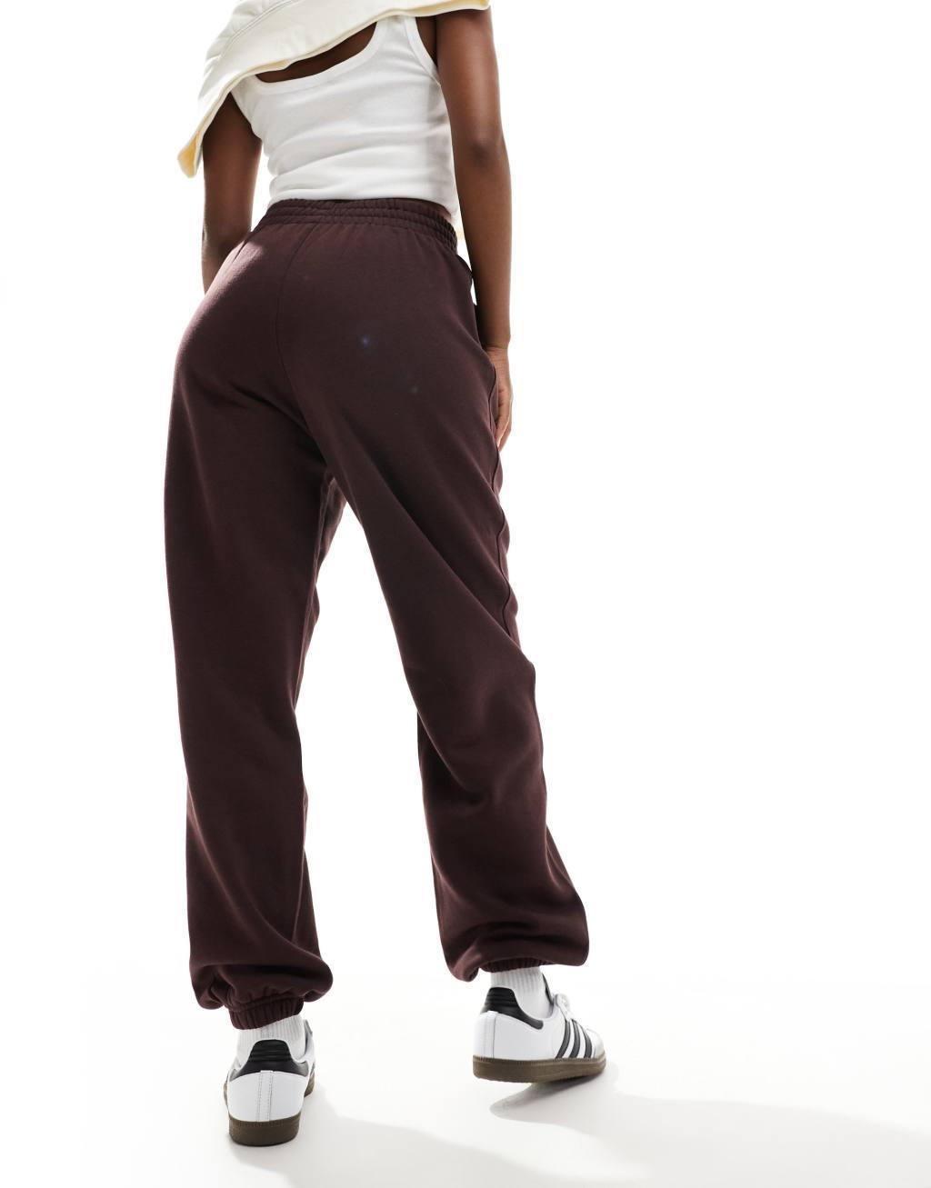 adidas Originals essential track pants in brown Product Image