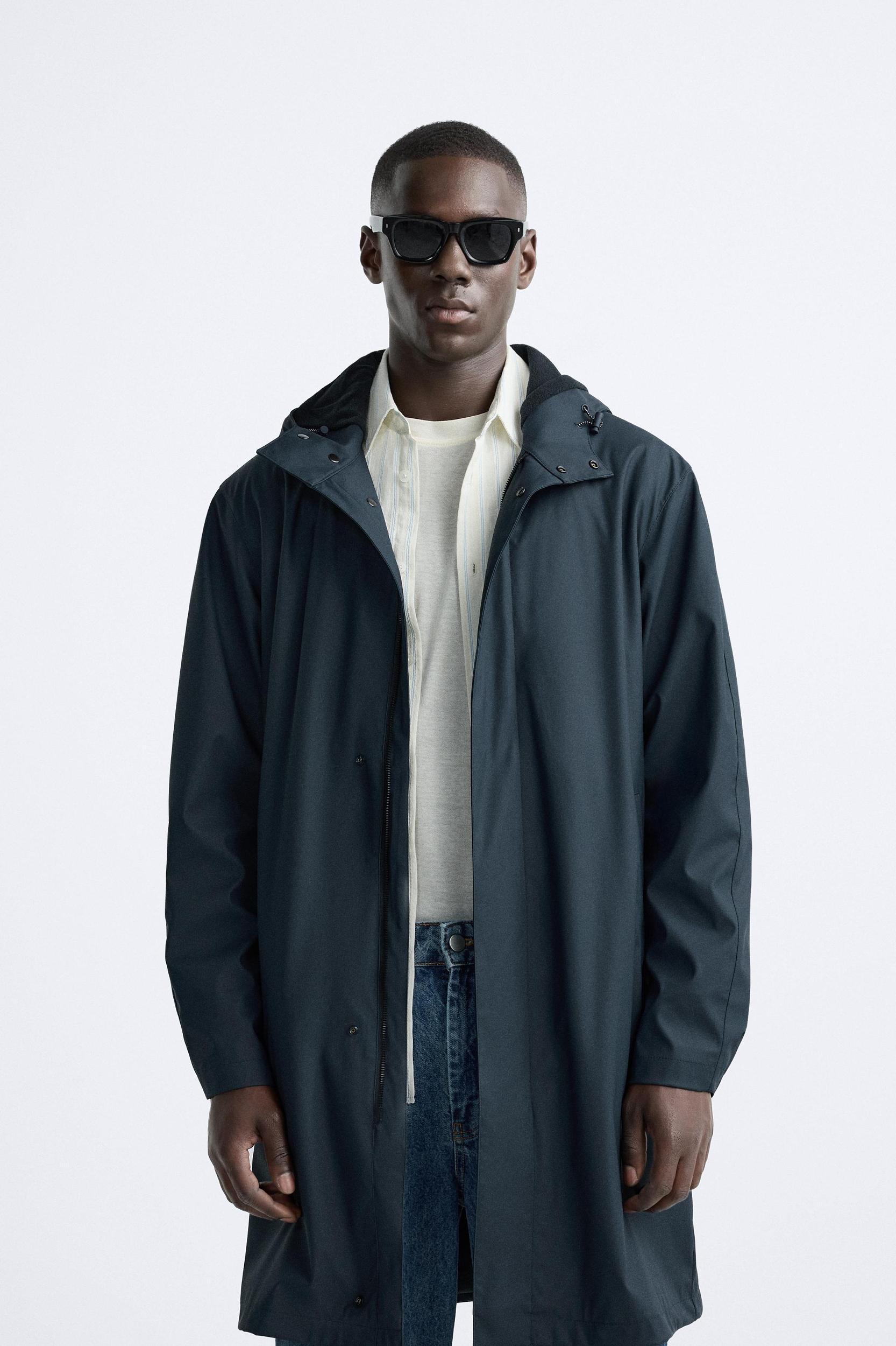 HOODED RUBBERIZED PARKA Product Image