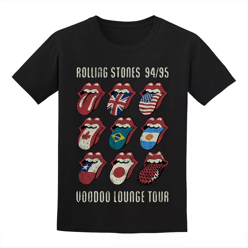 Men's Rolling Stones Tongue Tee, Size: Small, Black Product Image