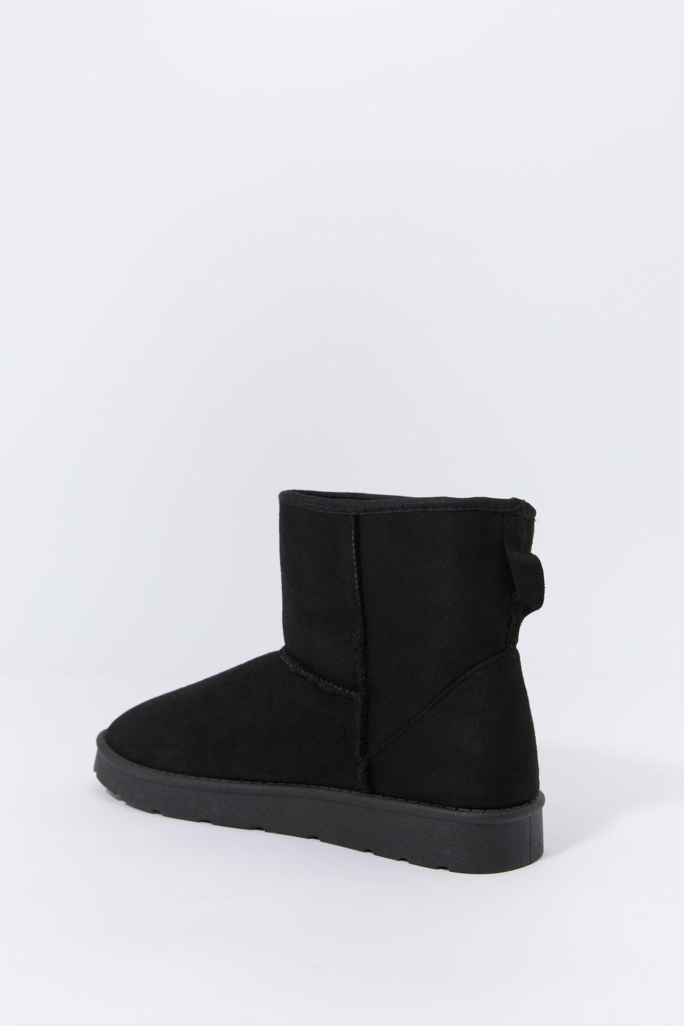 Faux Suede Ankle Booties Female Product Image