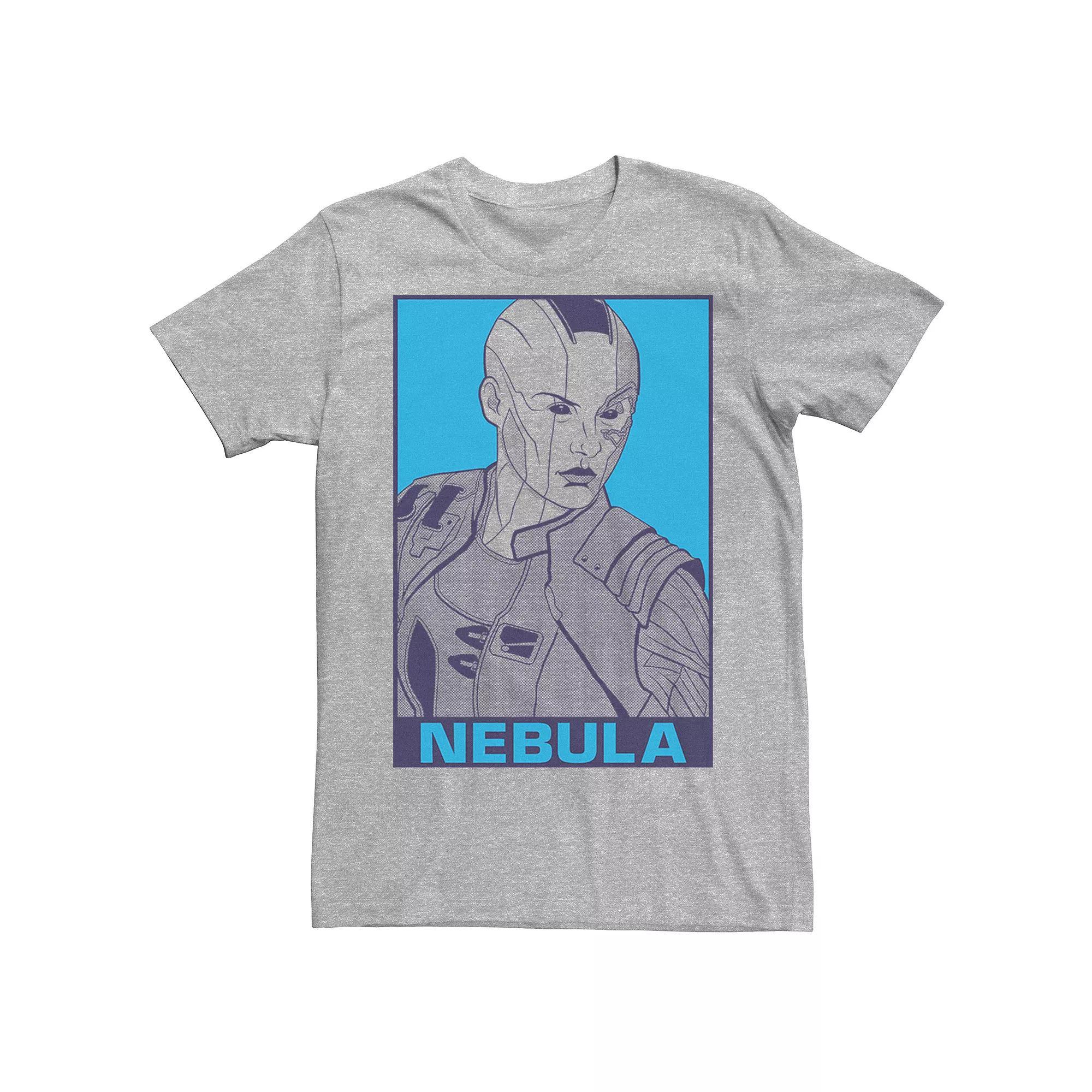 Men's Avengers Endgame Nebula Poster Tee, Size: XXL, Athletic Grey Product Image