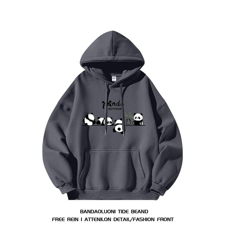 Couple Matching Cartoon Print Hoodie Product Image