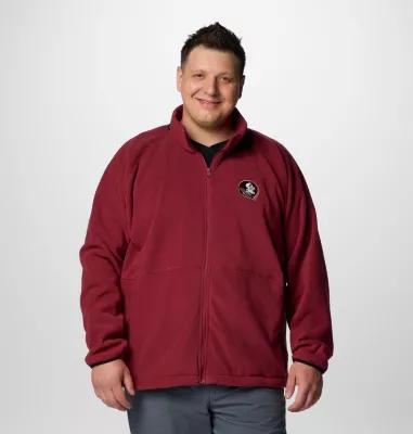 Mens Columbia Garnet Florida State Seminoles Big & Tall Flanker IV Fleece Raglan Full-Zip Jacket Product Image