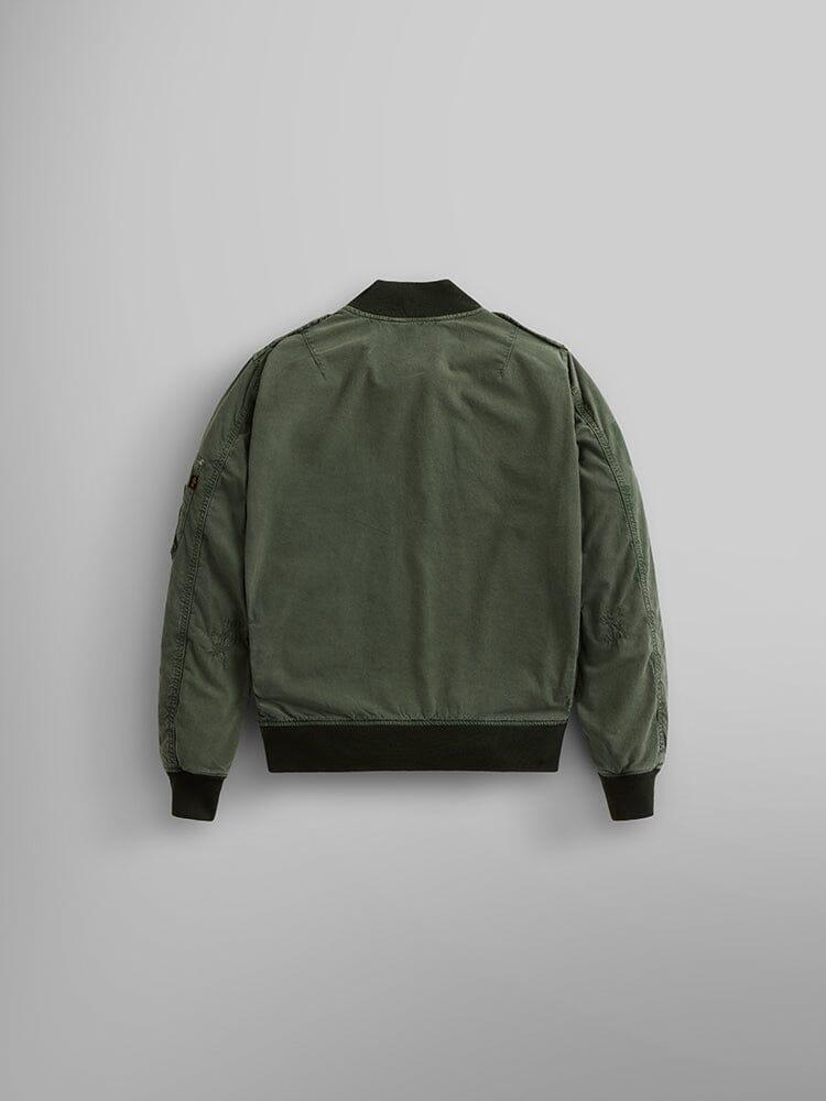 WOMEN'S L-2B RIP AND REPAIR BOMBER JACKET (OG-107 GREEN) Product Image