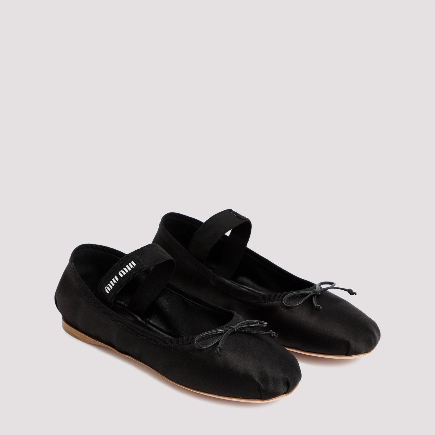 logo-strap ballerina shoes Product Image