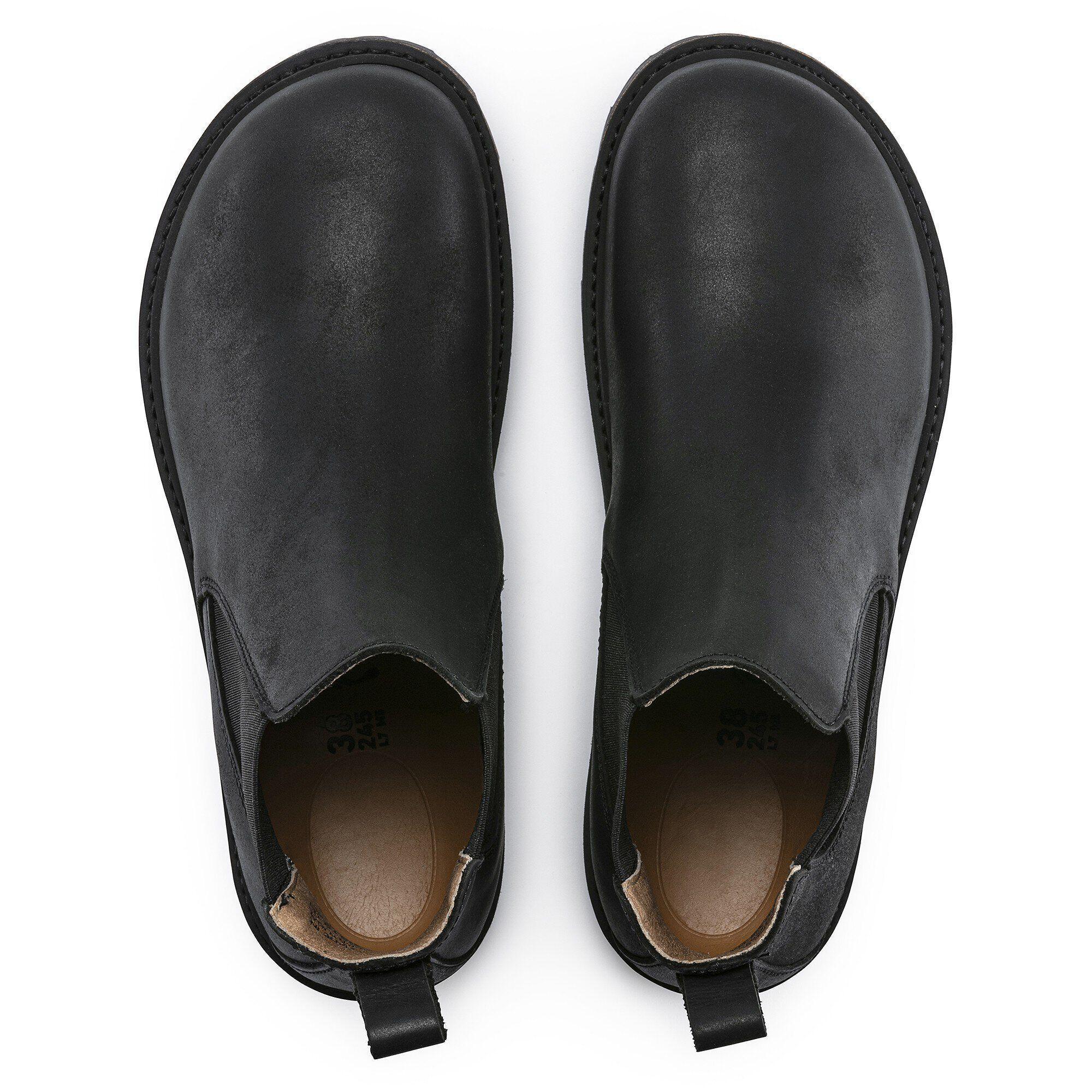 Stalon Oiled Nubuck Leather Black Product Image